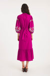 Amantina embroidered maxi dress