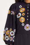 Amantina embroidered maxi dress