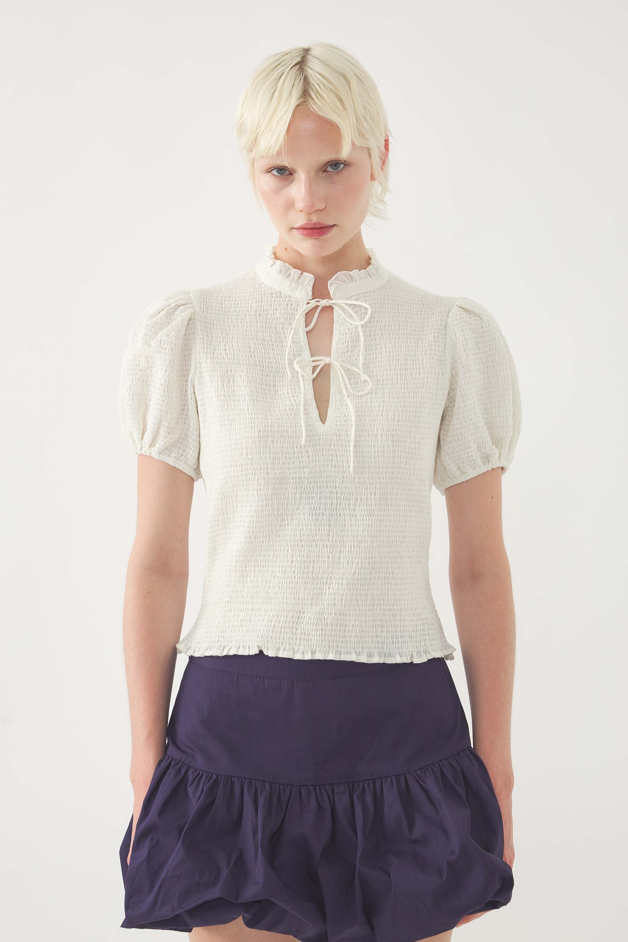 Smocked Blouse Angelo