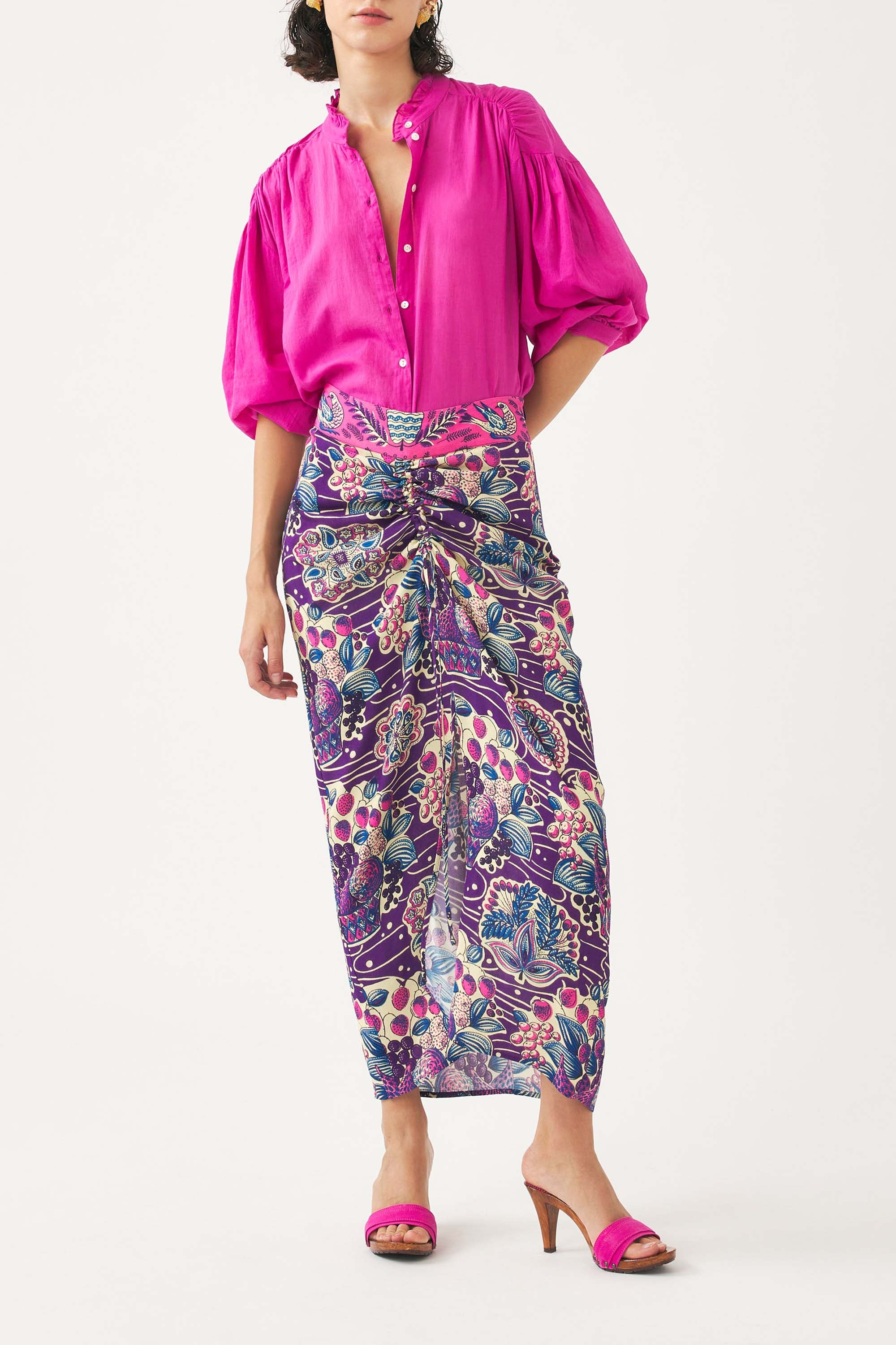 Chemisier en voile de coton Anna