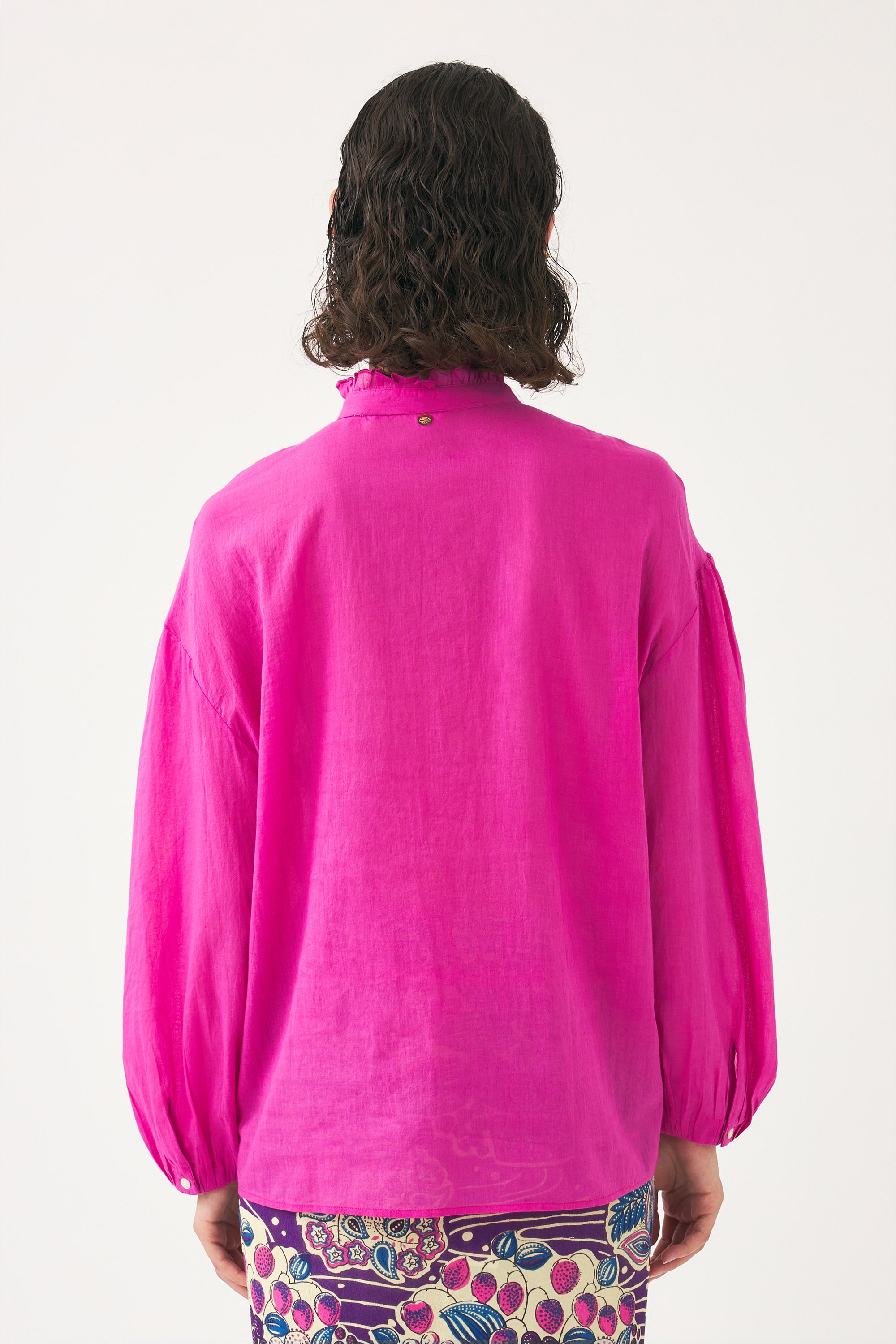 Cotton voile blouse Anna