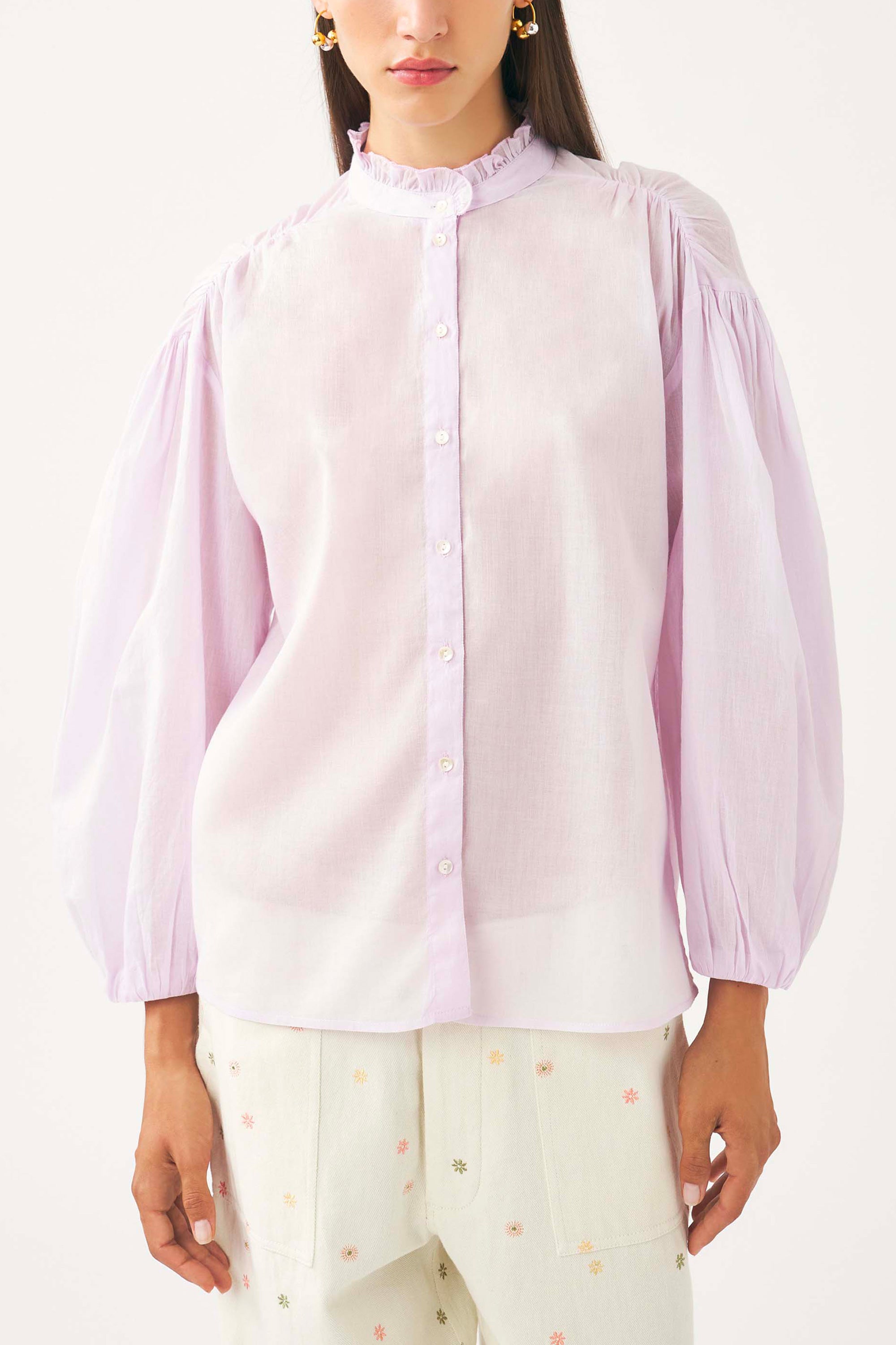 Chemisier en voile de coton Anna