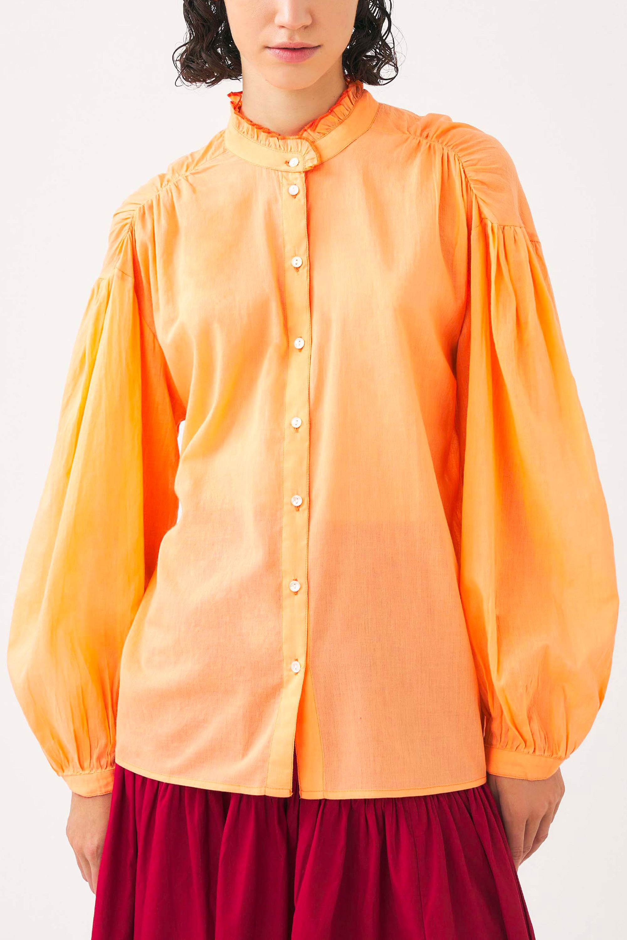Cotton voile blouse Anna