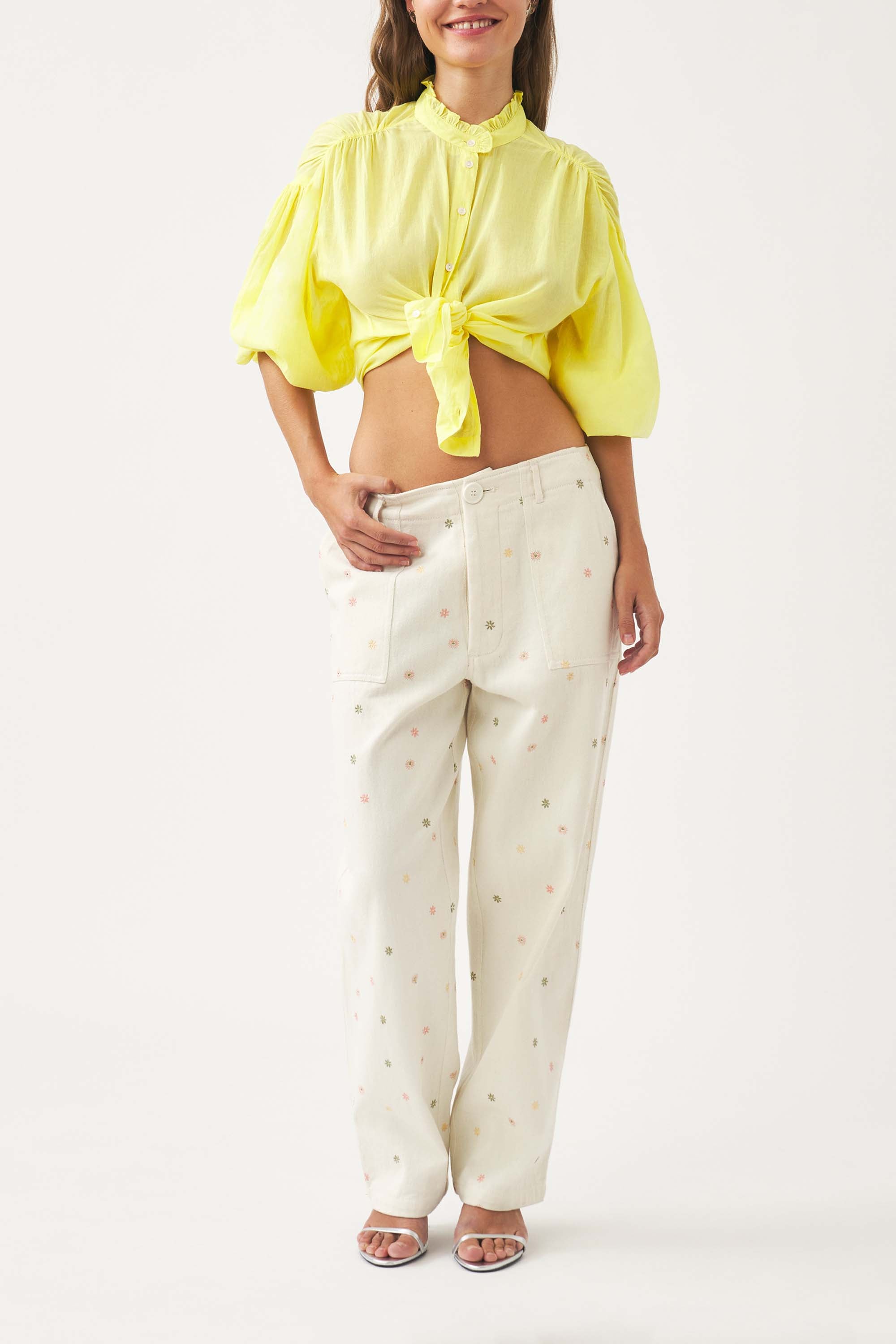 Chemisier en voile de coton Anna