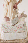 Sac porté épaule brodé Marguerite