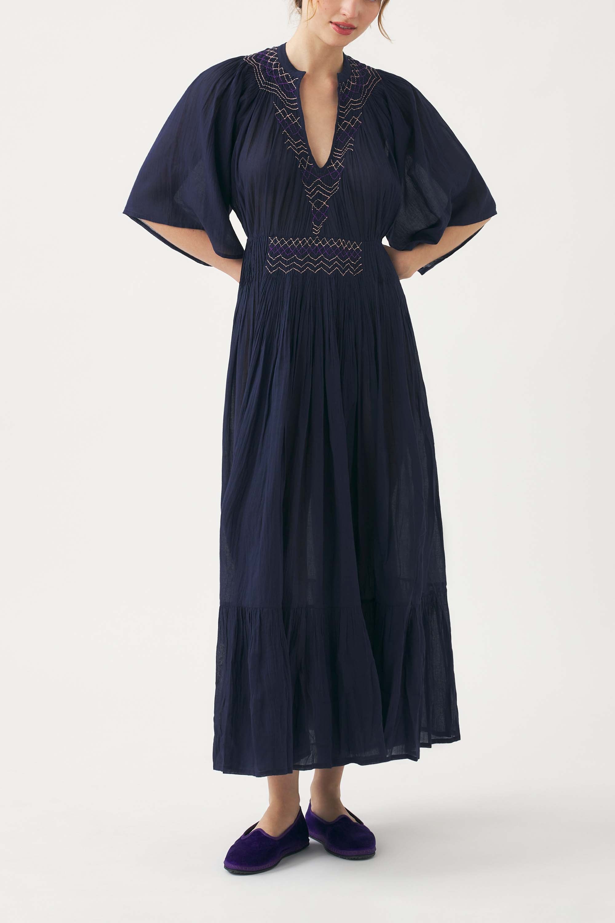 Maxi ruffle dress Ayo