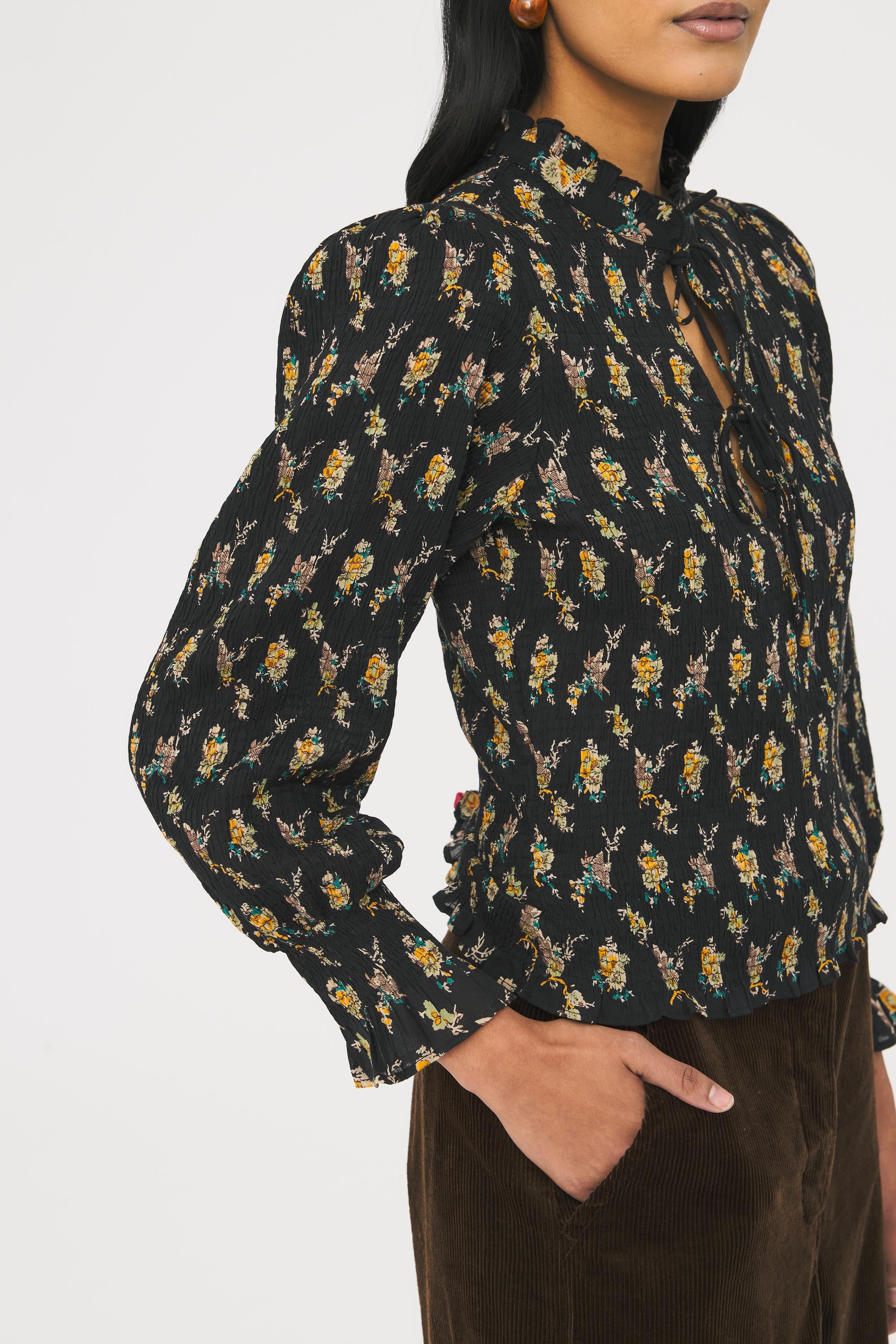 Blouse smockée Chino