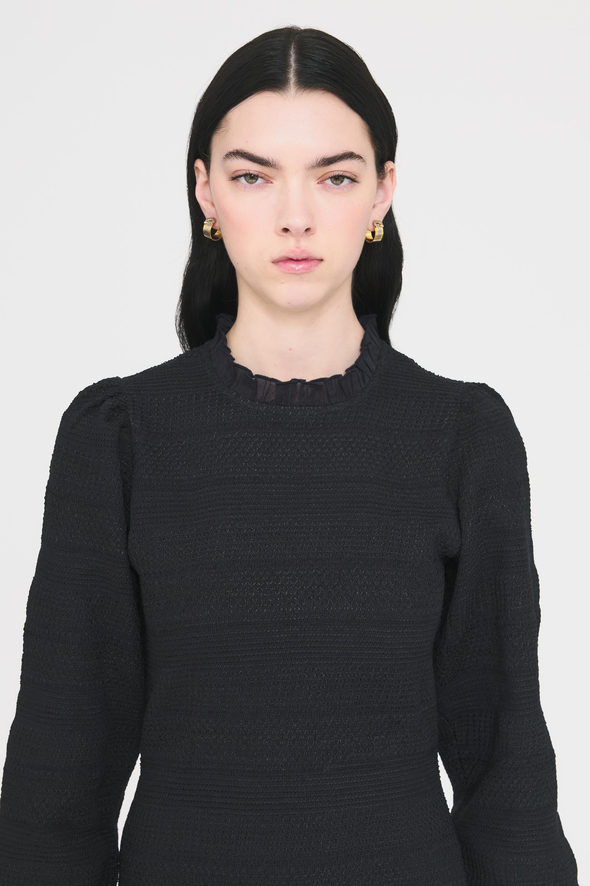 Elisa long smocked dress