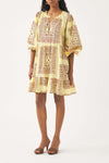 Cotton voile print mini dress Nalii
