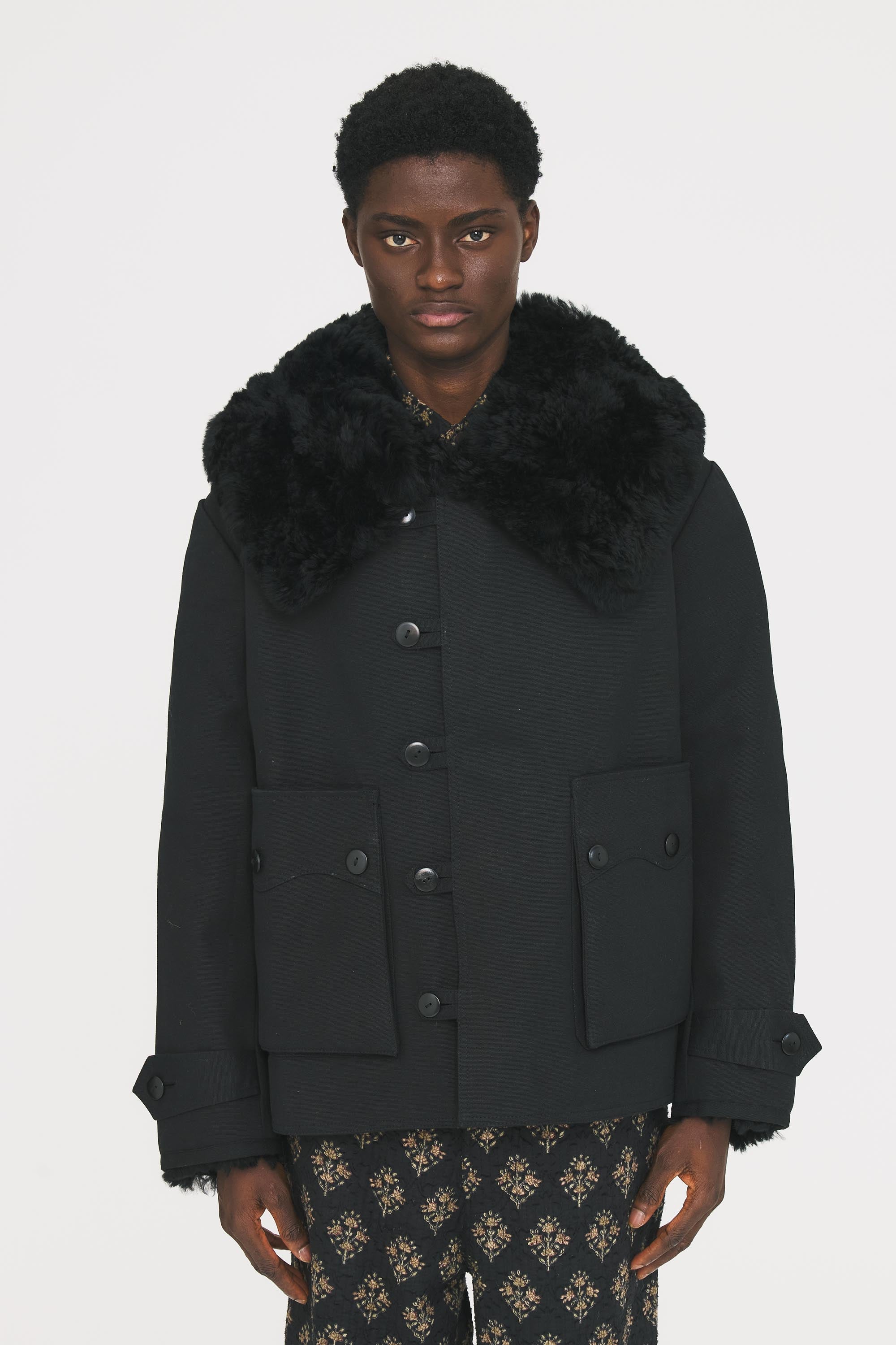 Ragar Jacket Man Black