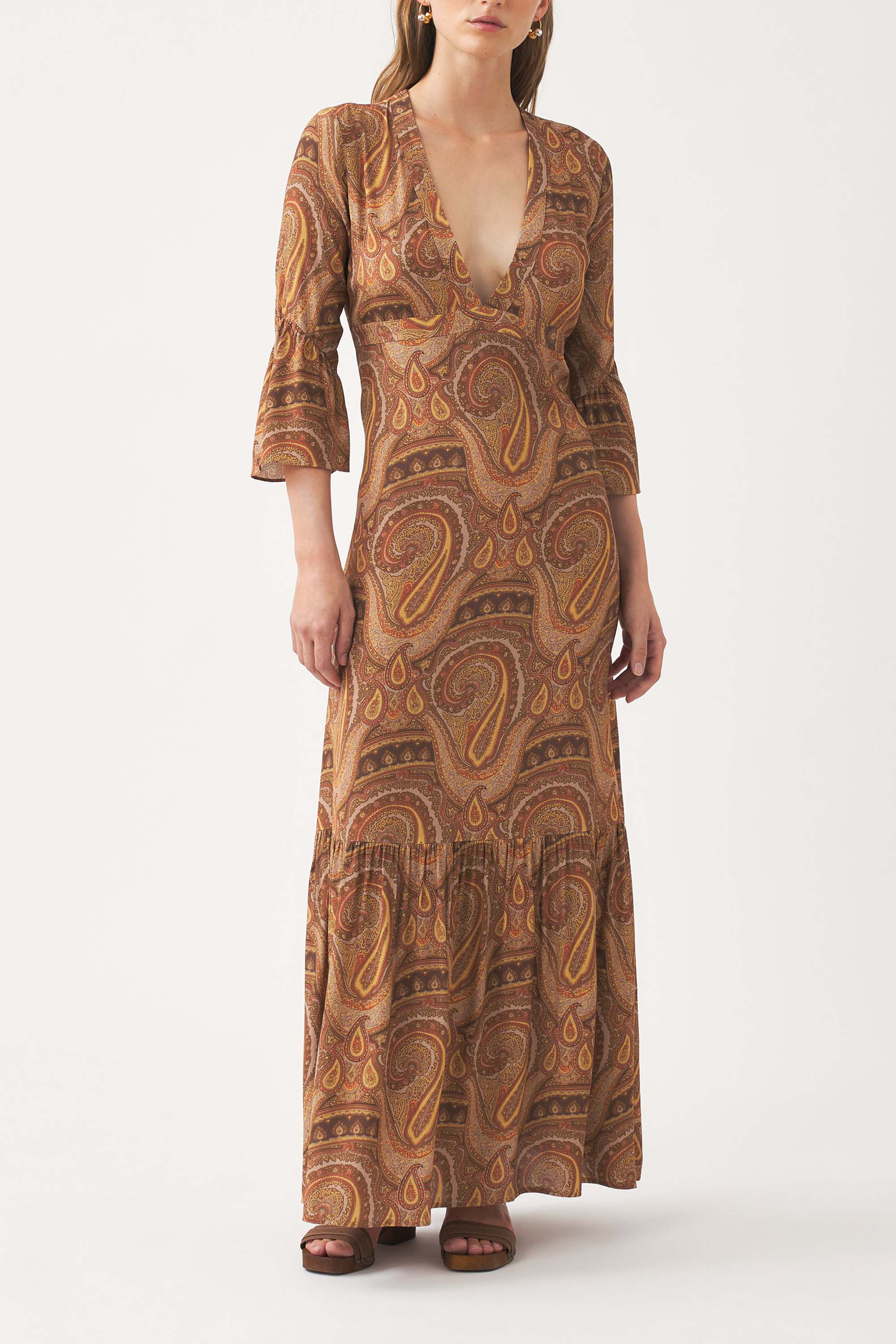 Robe longue imprimée Rocio