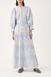 Robe longue avec broderie d'inspiration hongroise Rony