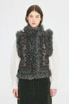Sandora fur vest