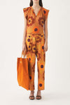 Print sleeveless top Suny