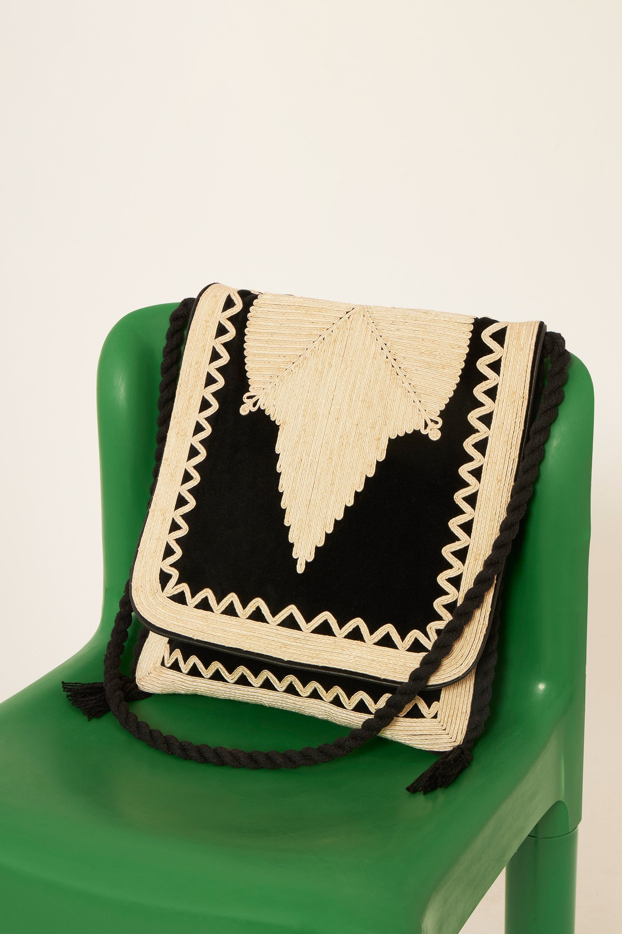 Grand sac en velours Achile