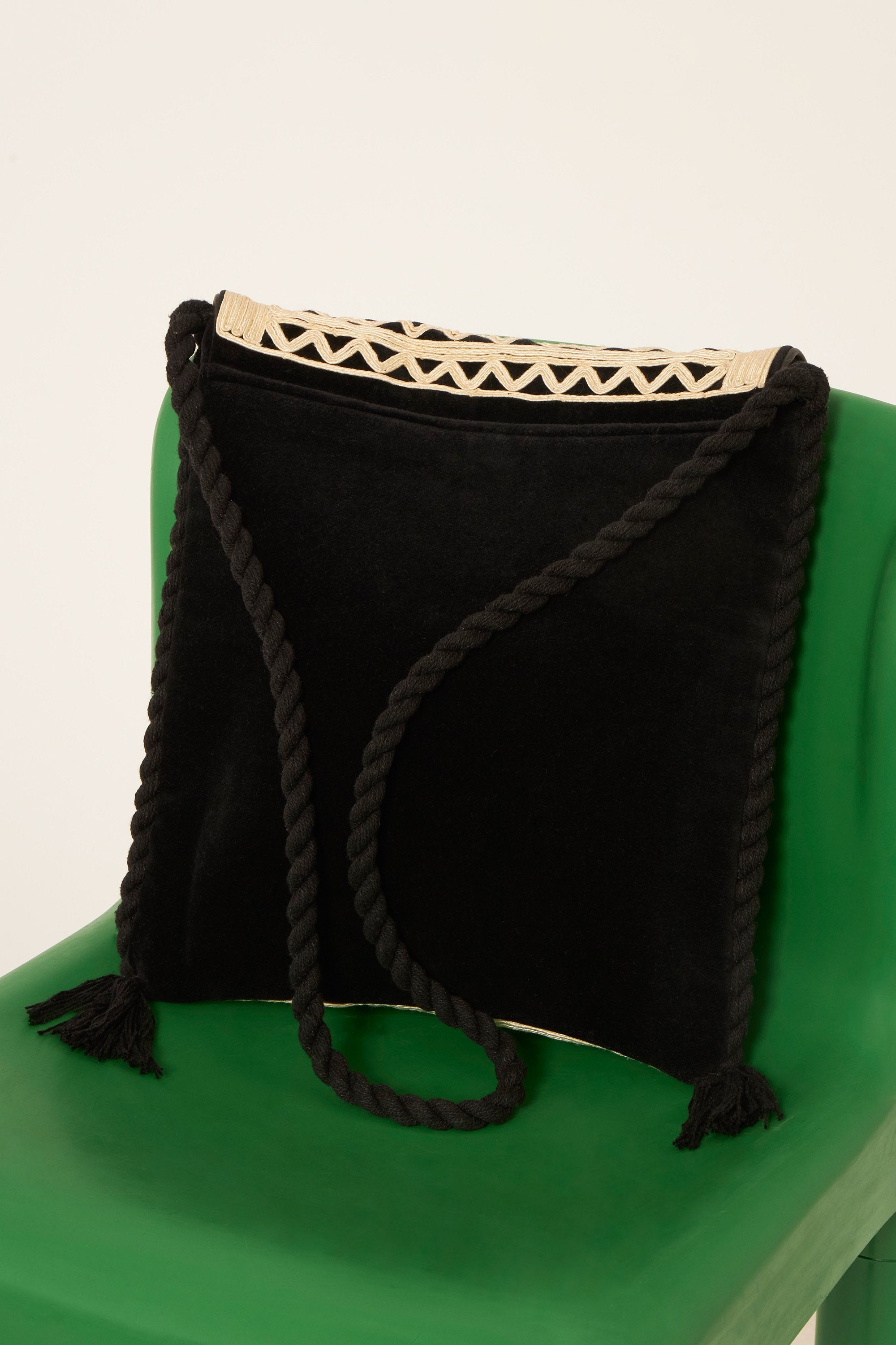 Grand sac en velours Achile