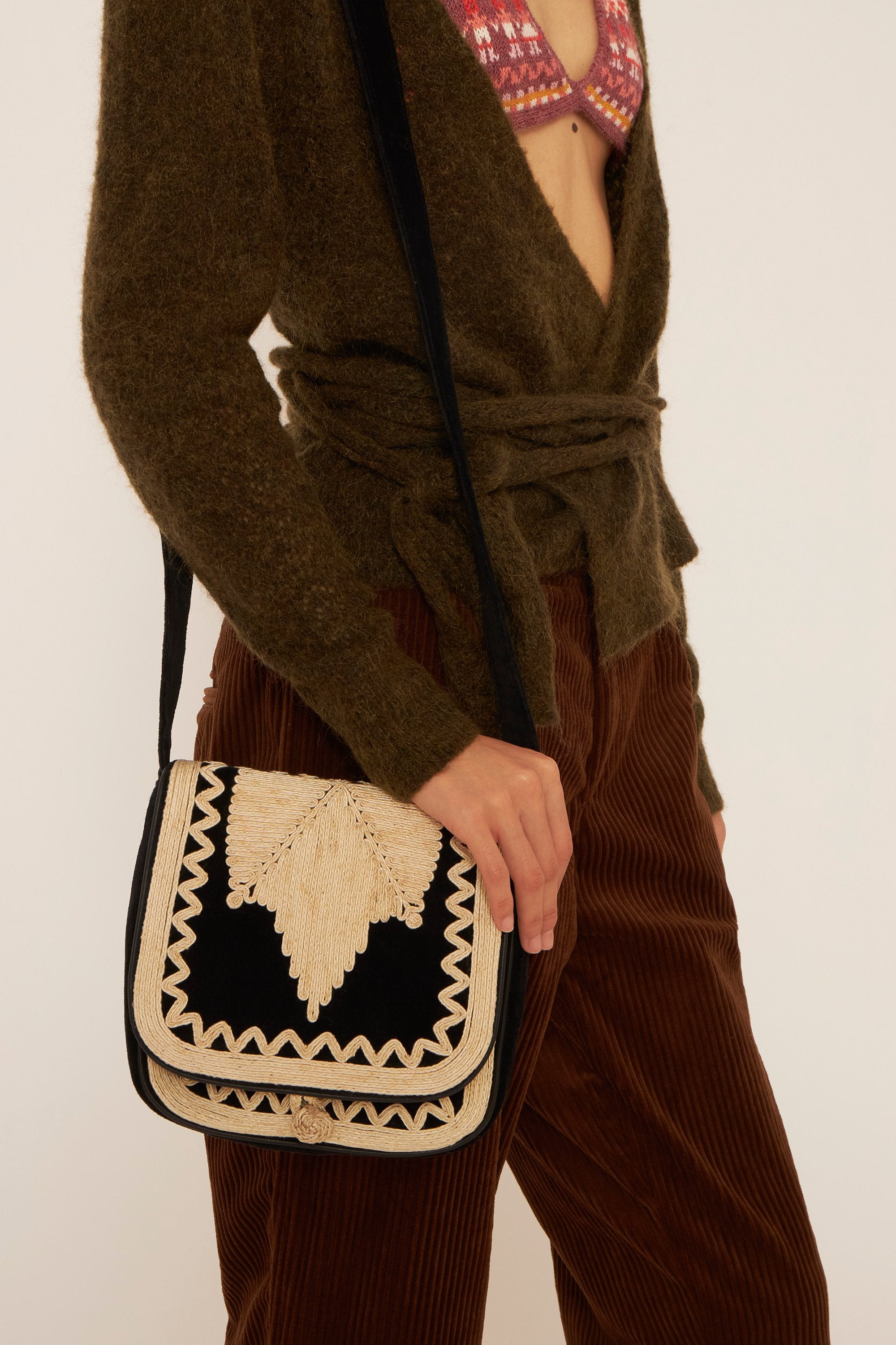 Sac en velours Achile