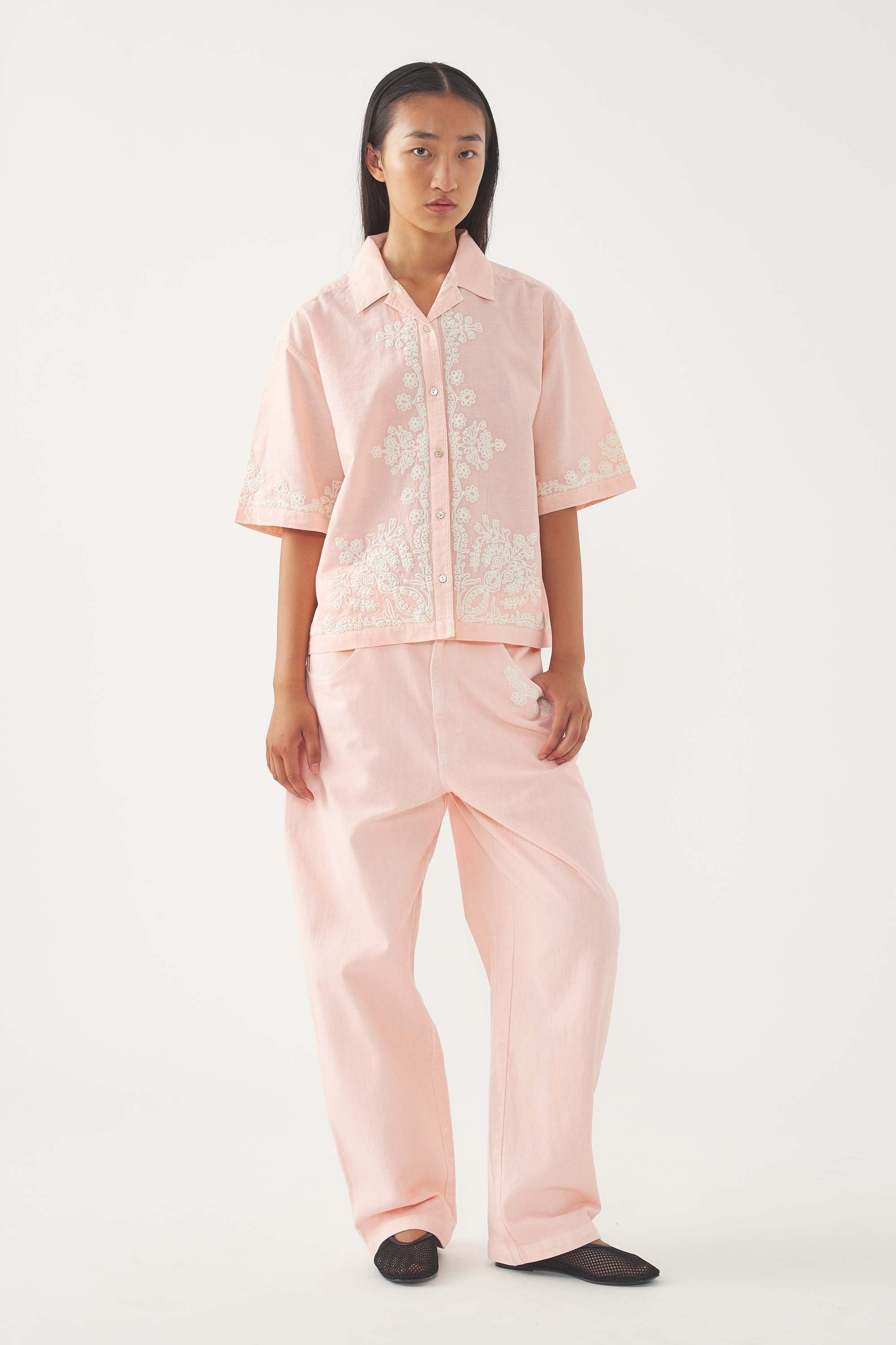 Chemise brodée Adonis