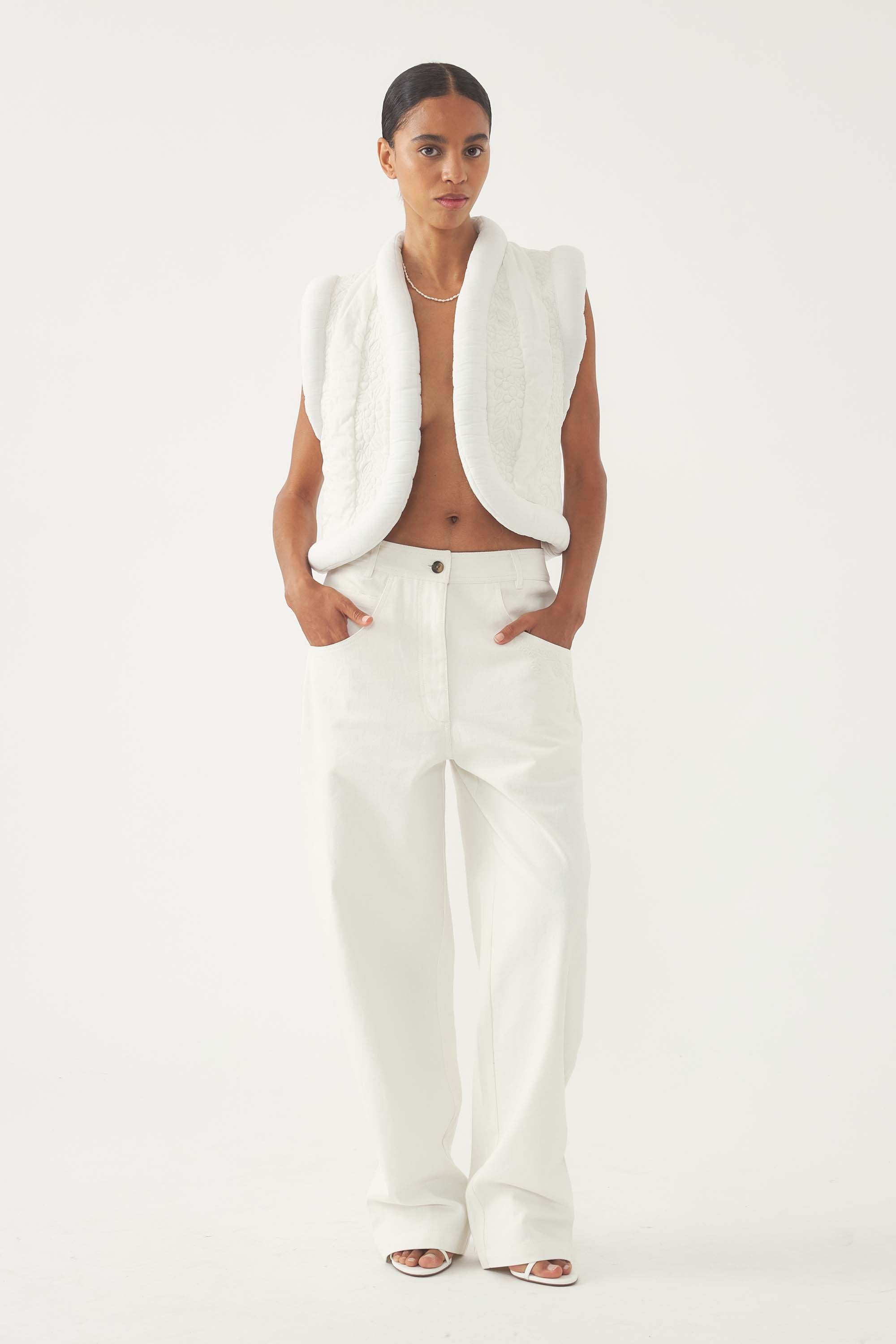 Embroidered Vest Adonis