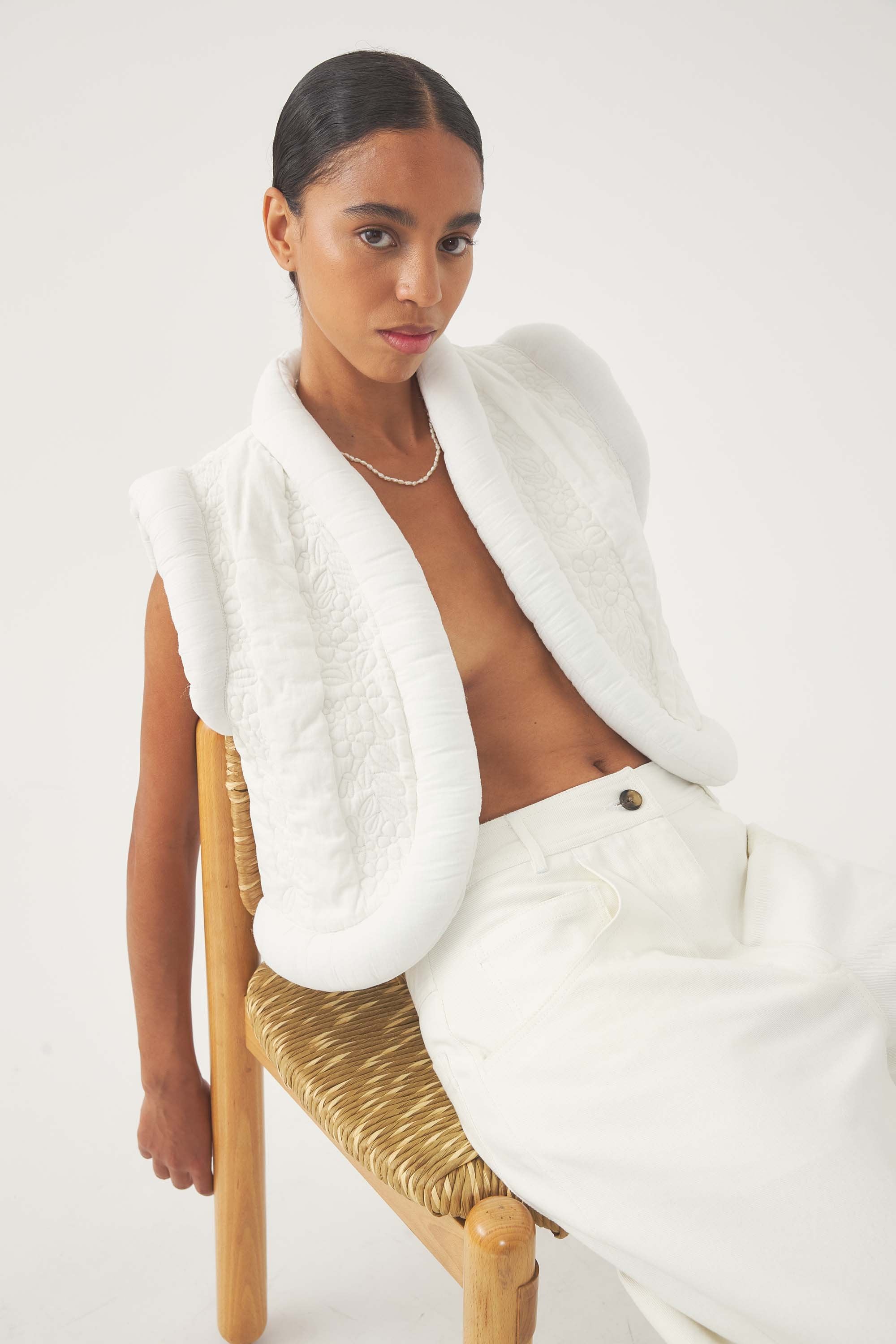 Embroidered Vest Adonis