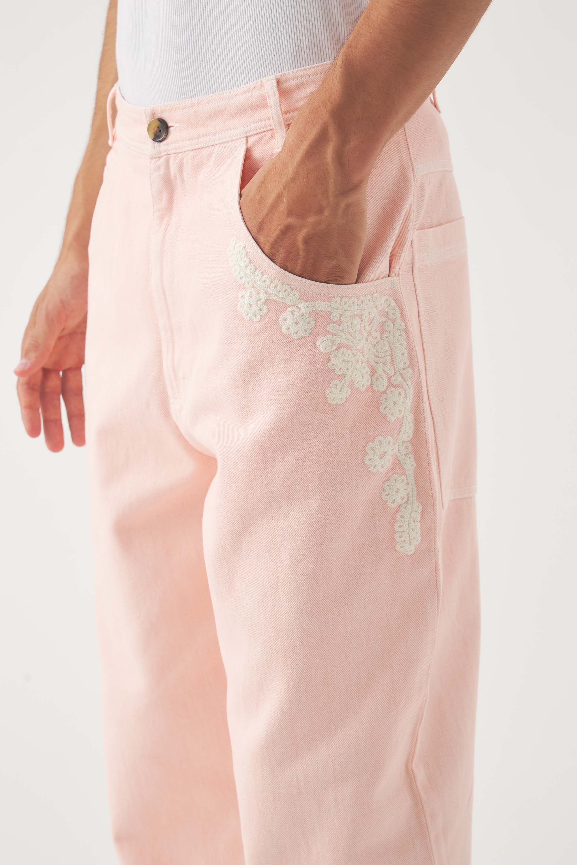 Pantalón bordado Adonis