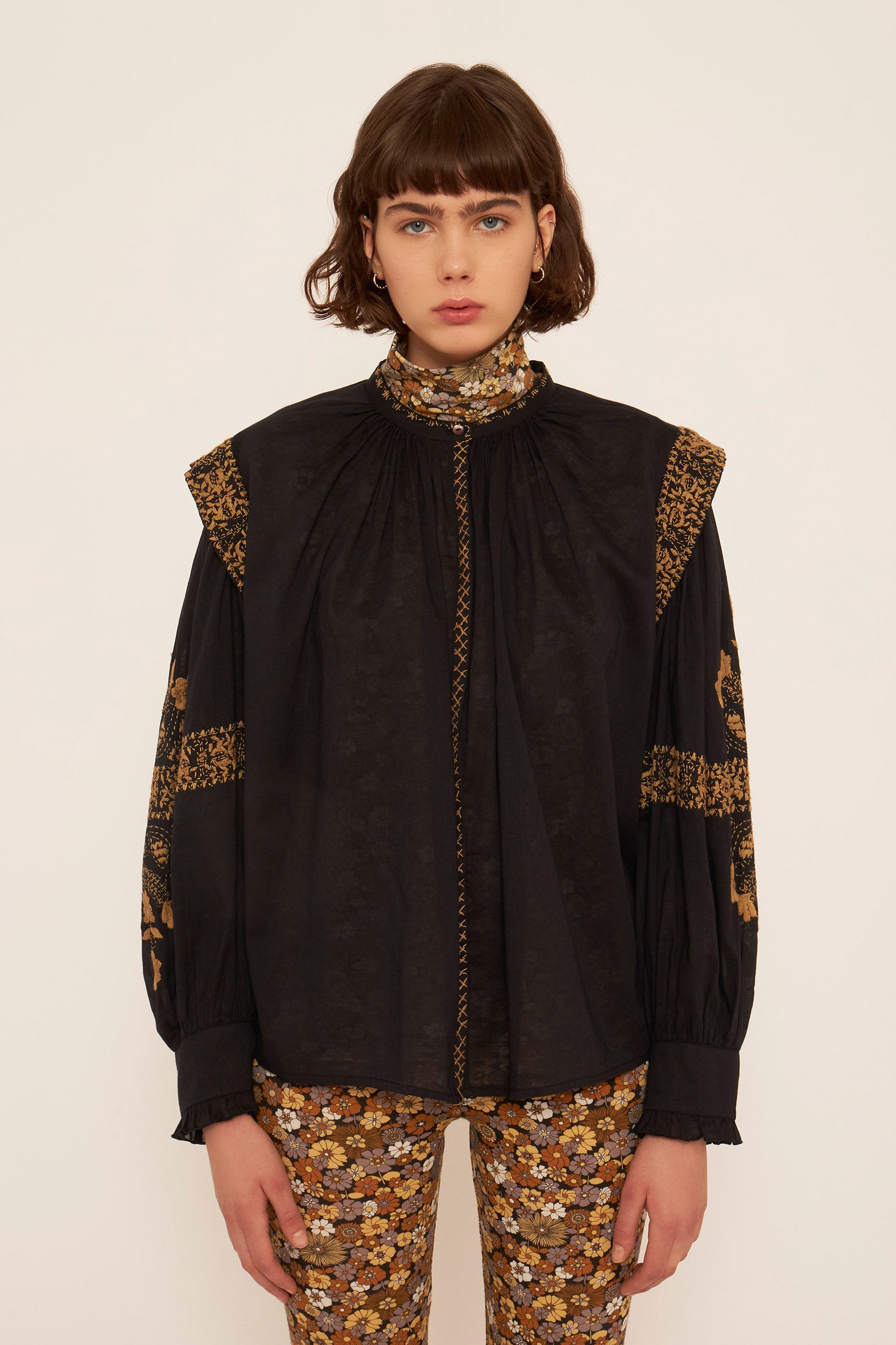 Blouse brodée Alan