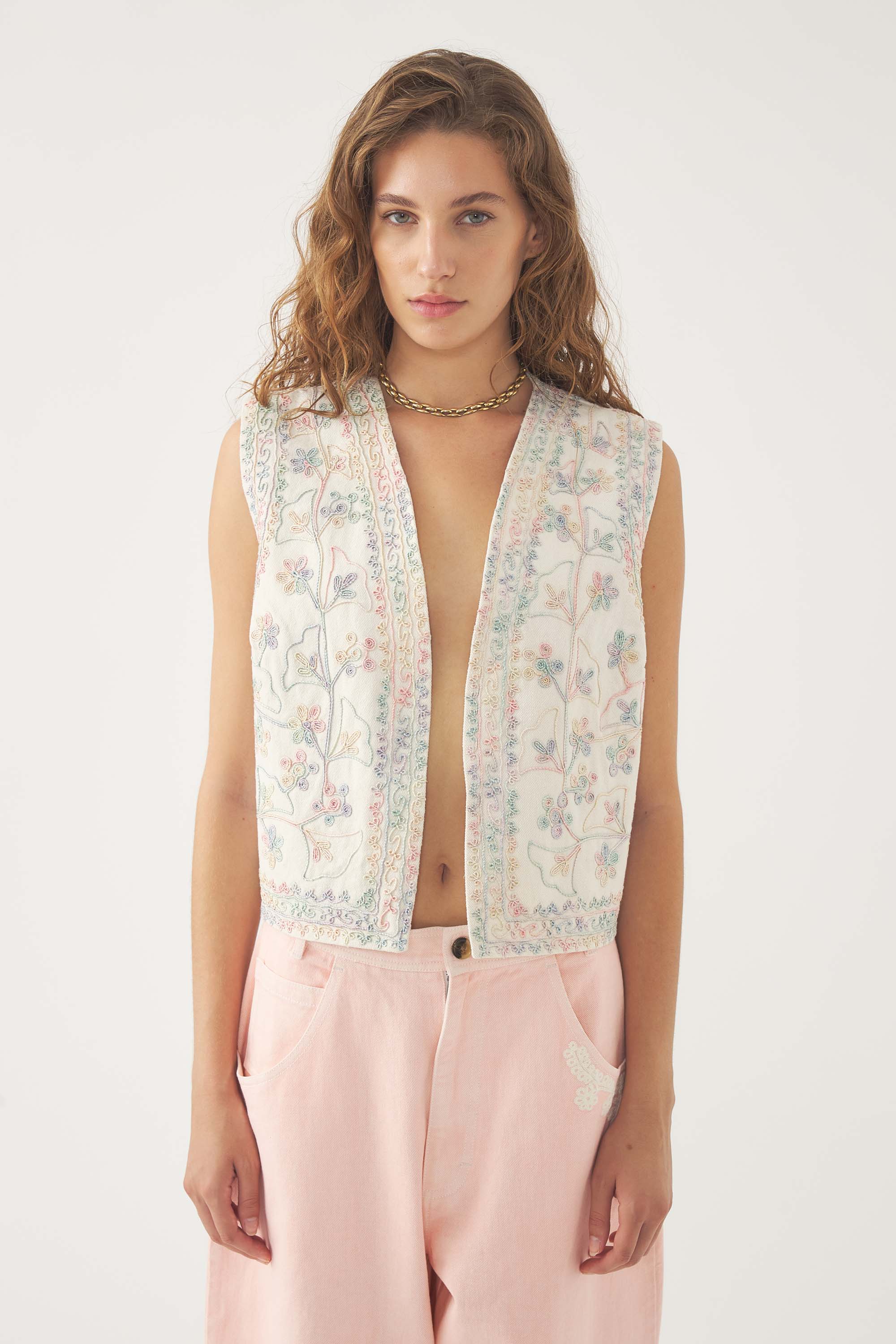 Embroidered Vest Alex