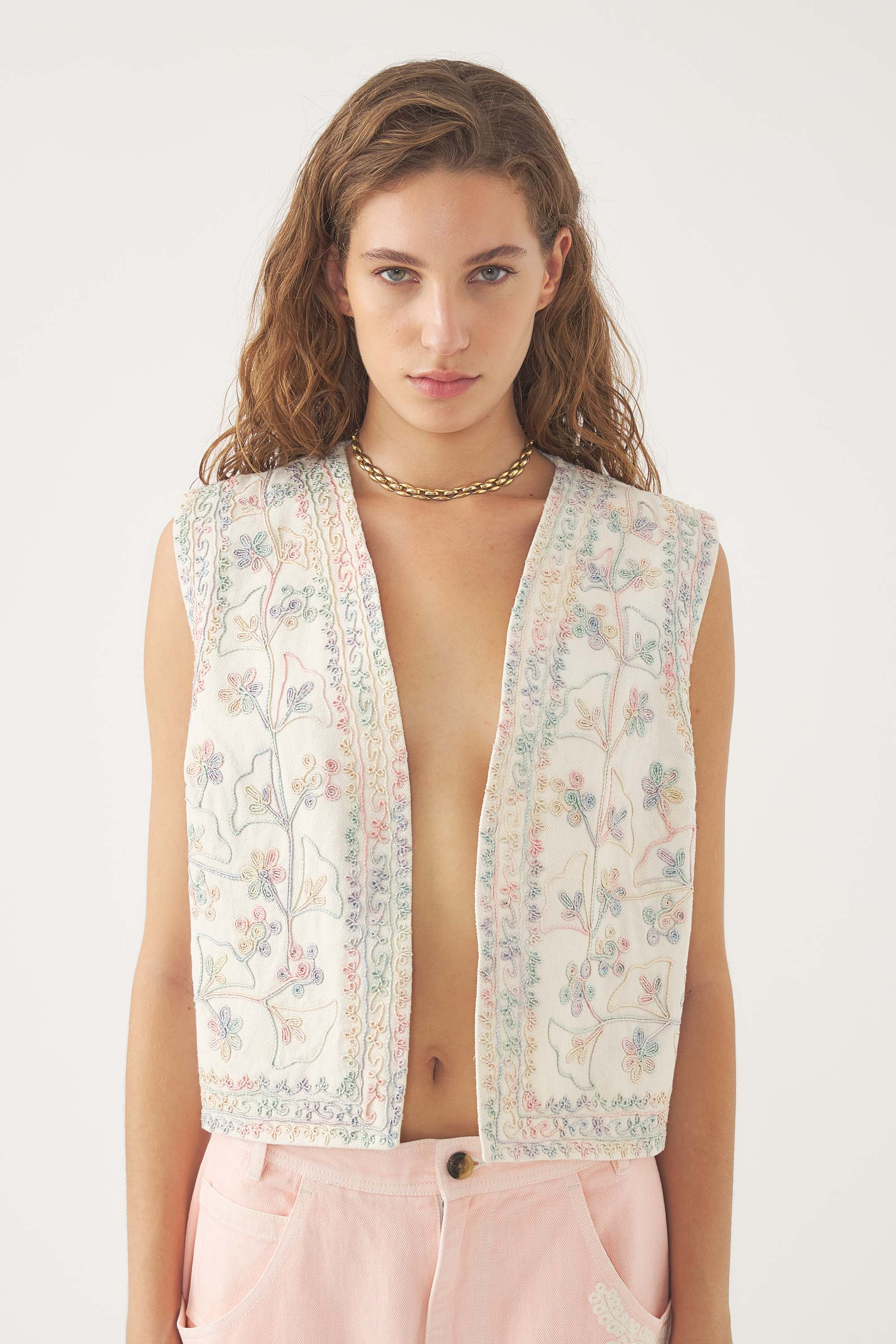 Embroidered Vest Alex