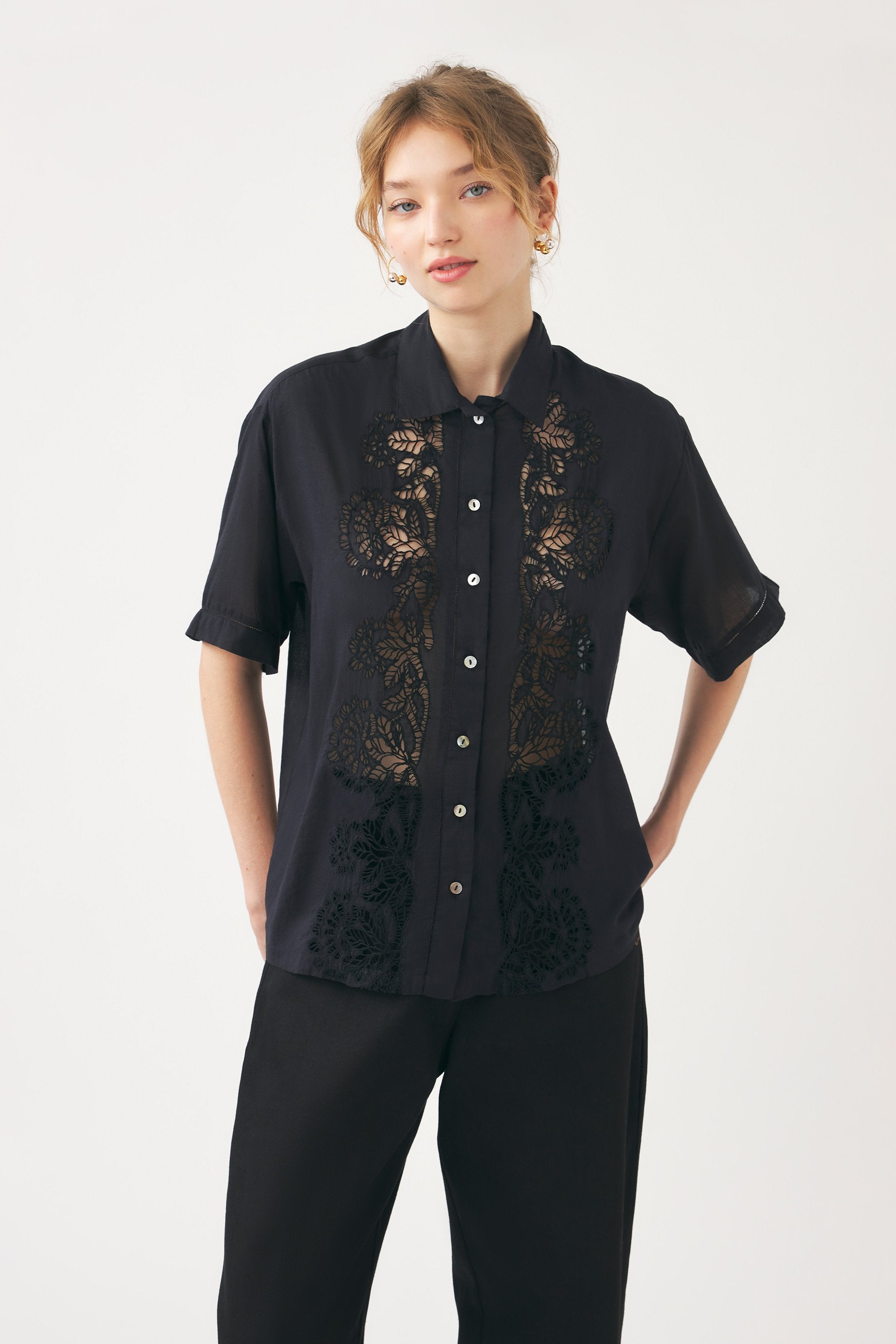 Chemise ajourée Aloha