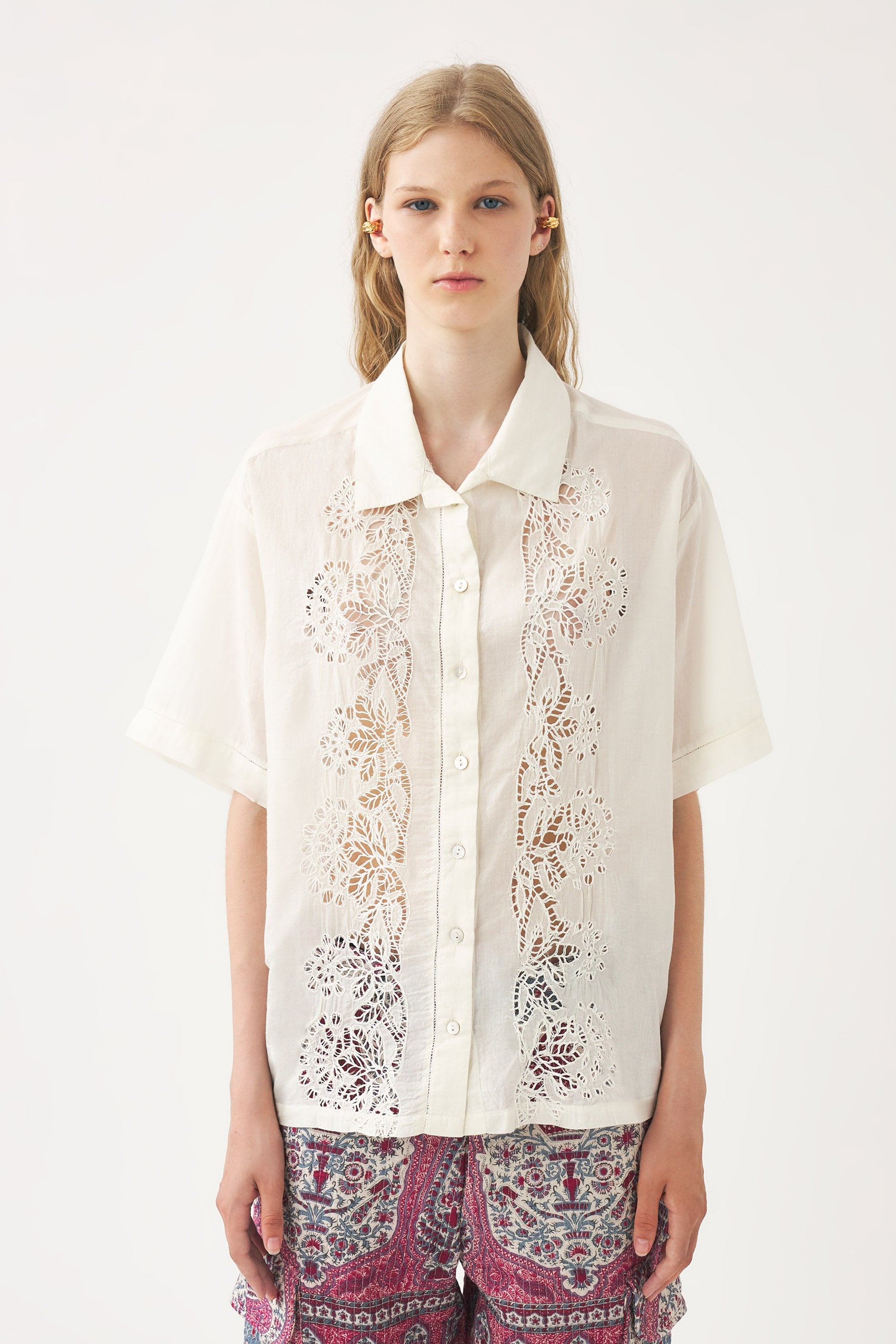 Chemise ajourée Aloha