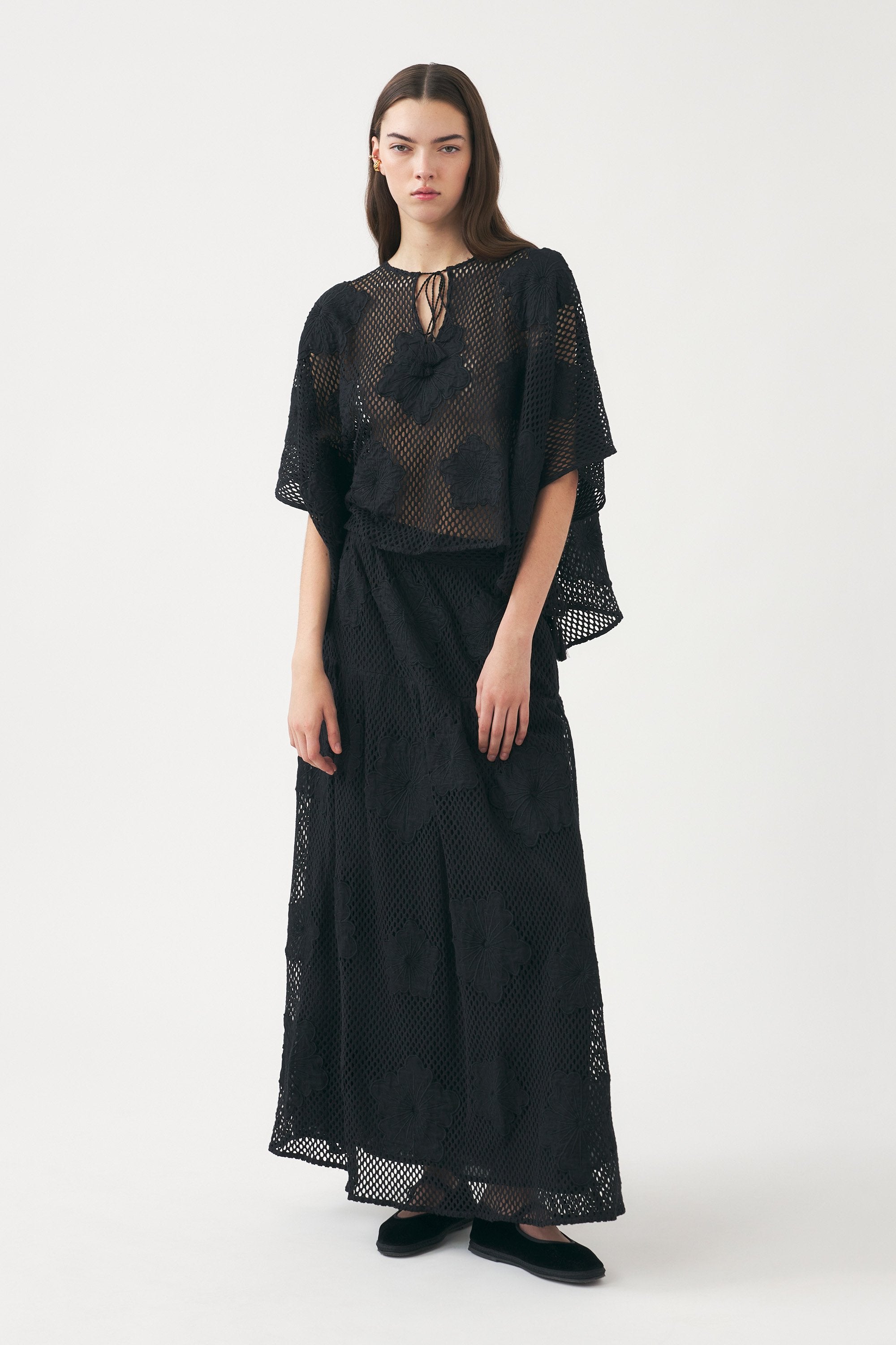 Embroidered skirt Aloni