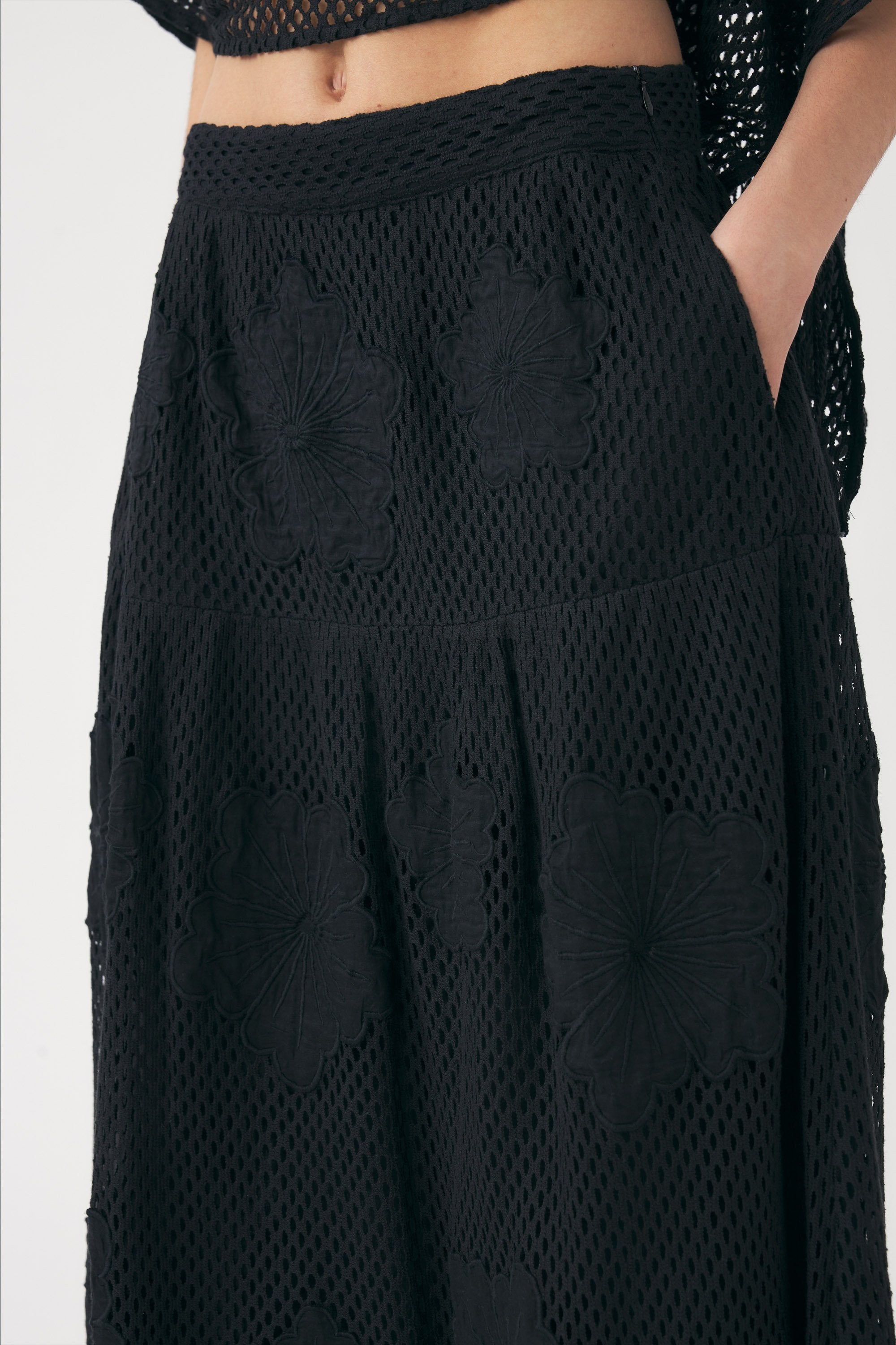 Embroidered skirt Aloni
