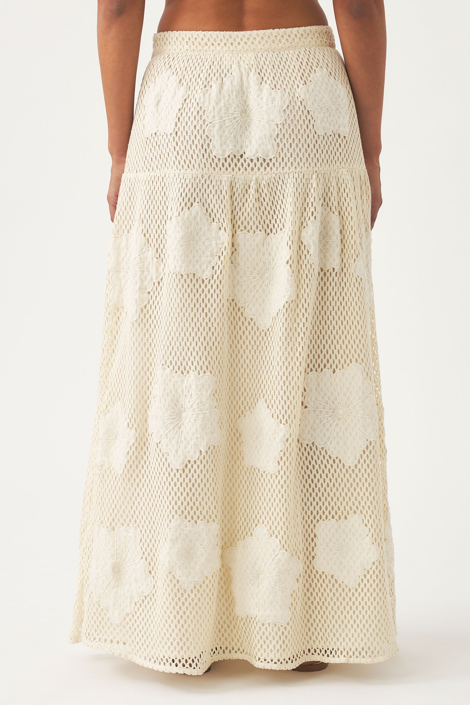 Embroidered skirt Aloni