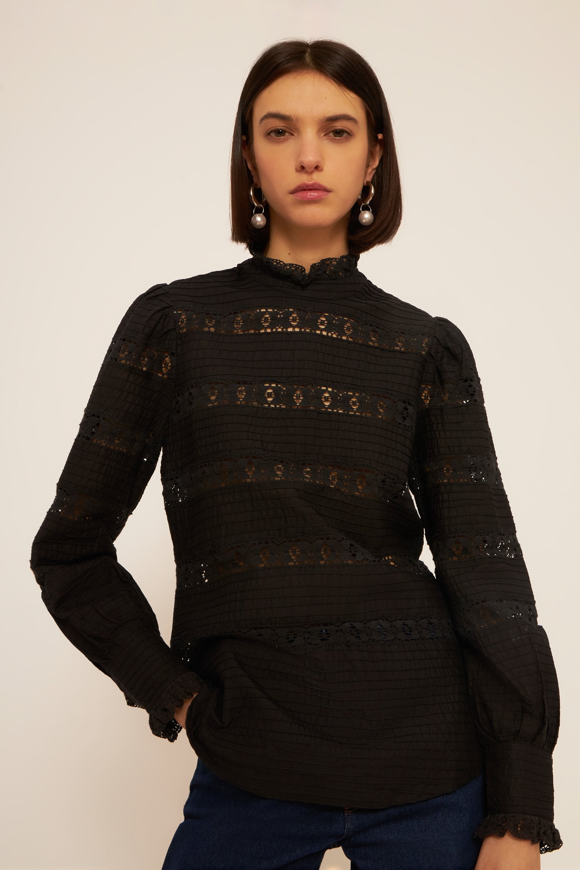 Blouse en dentelle Amanda