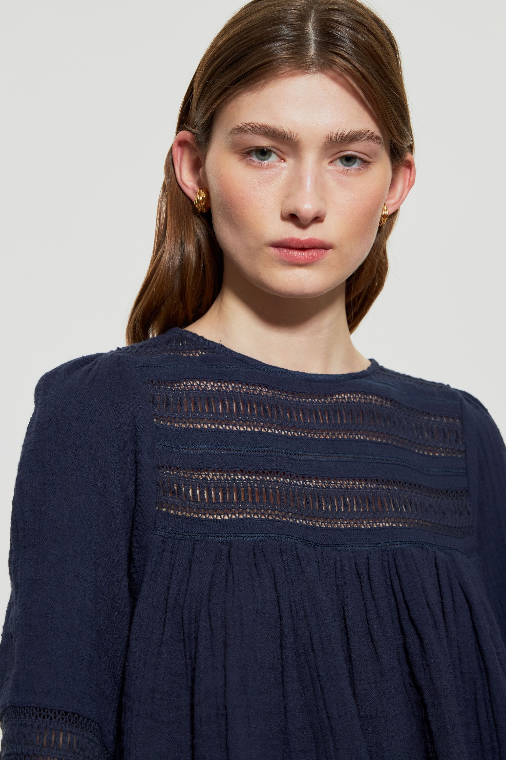 Blouse ajourée Amit