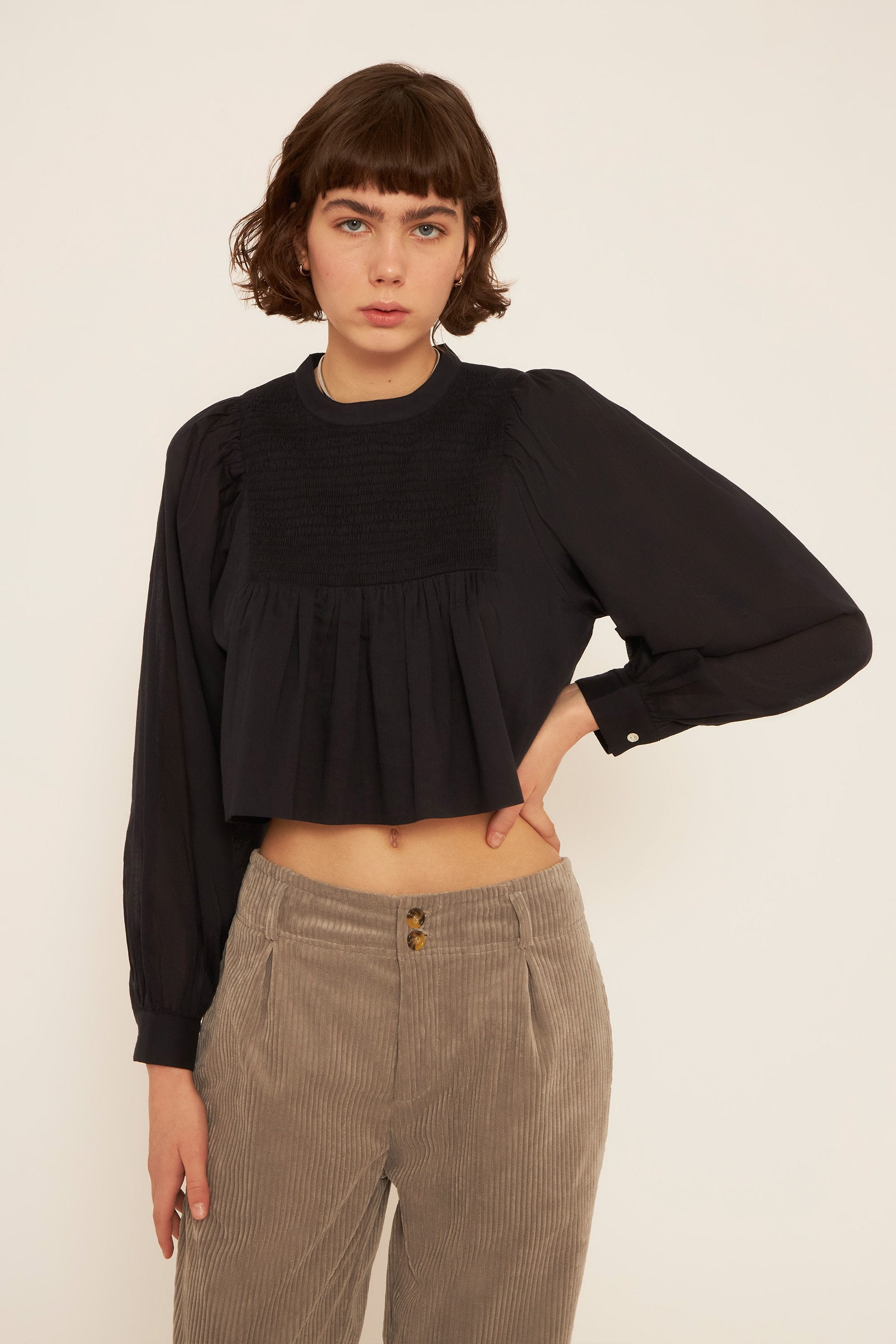 Anahi cropped blouse