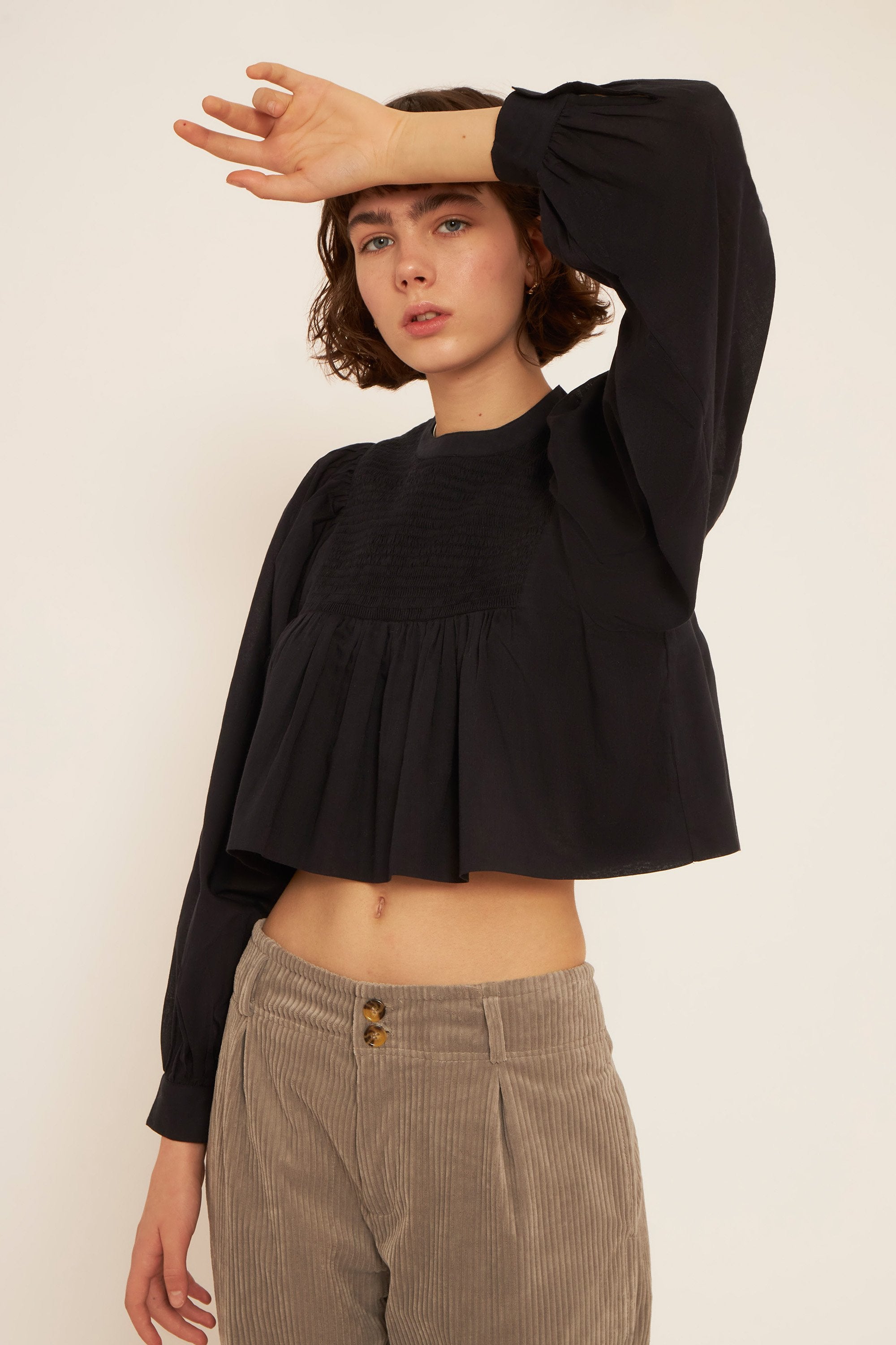 Anahi cropped blouse