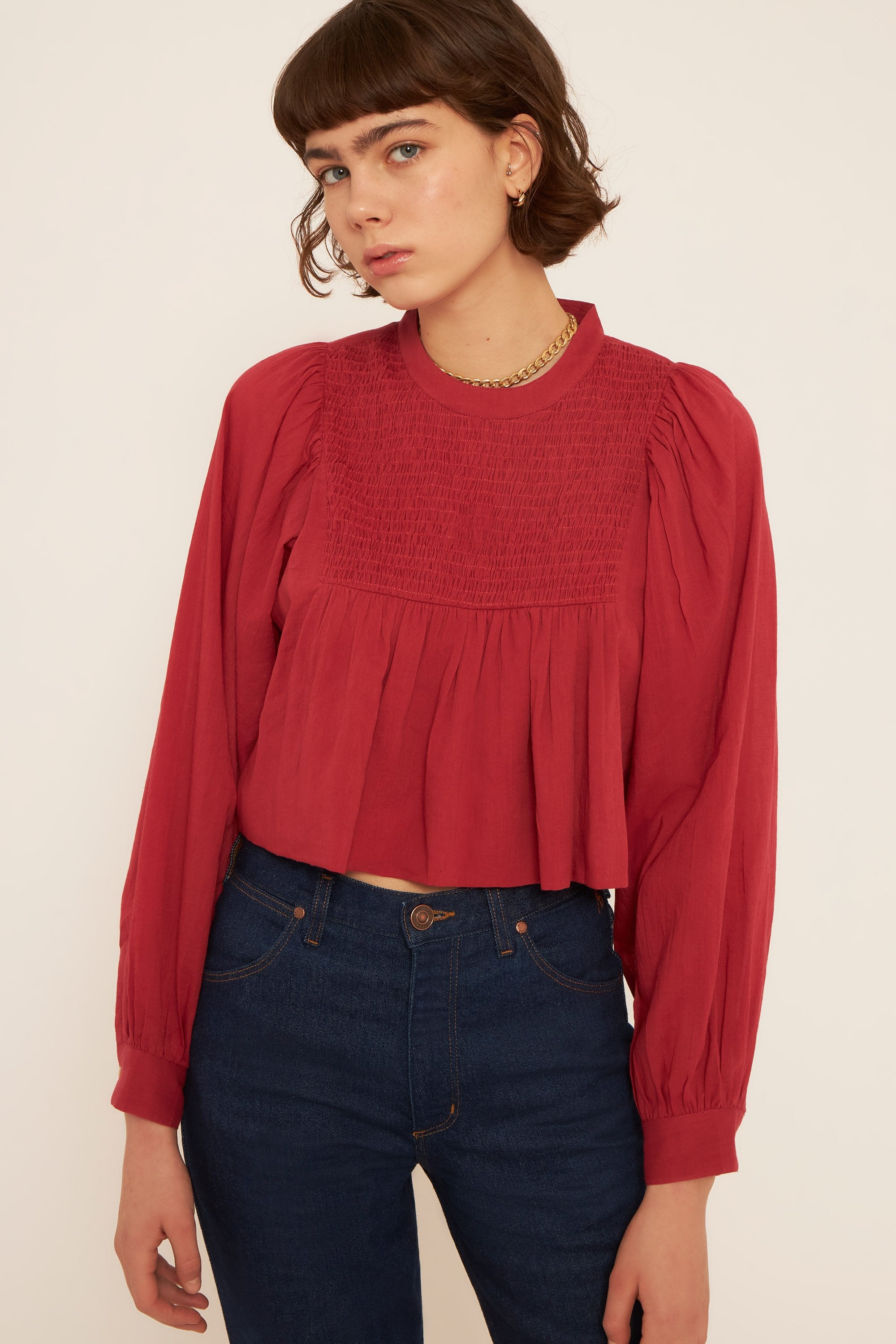 Anahi cropped blouse