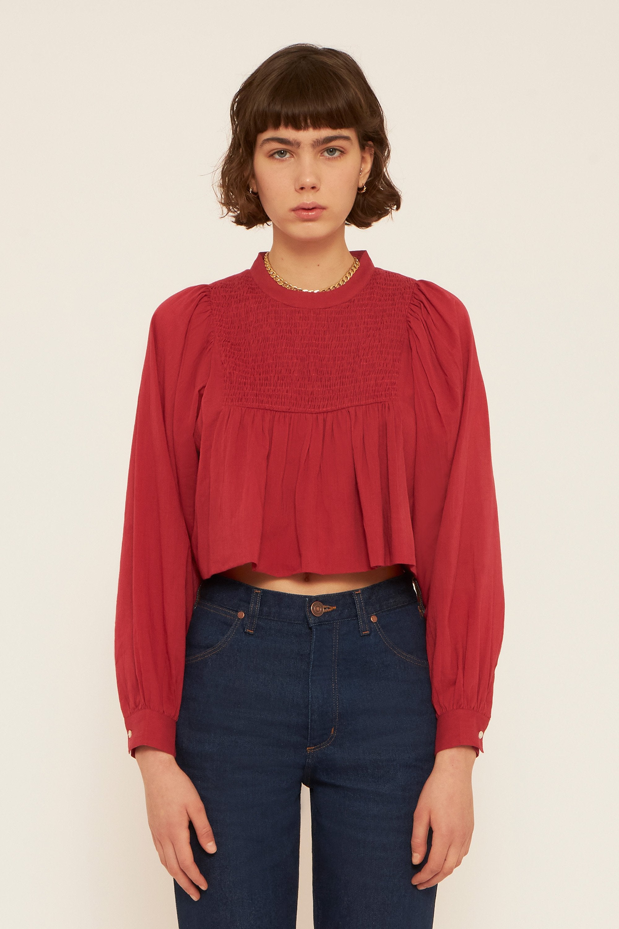 Anahi cropped blouse