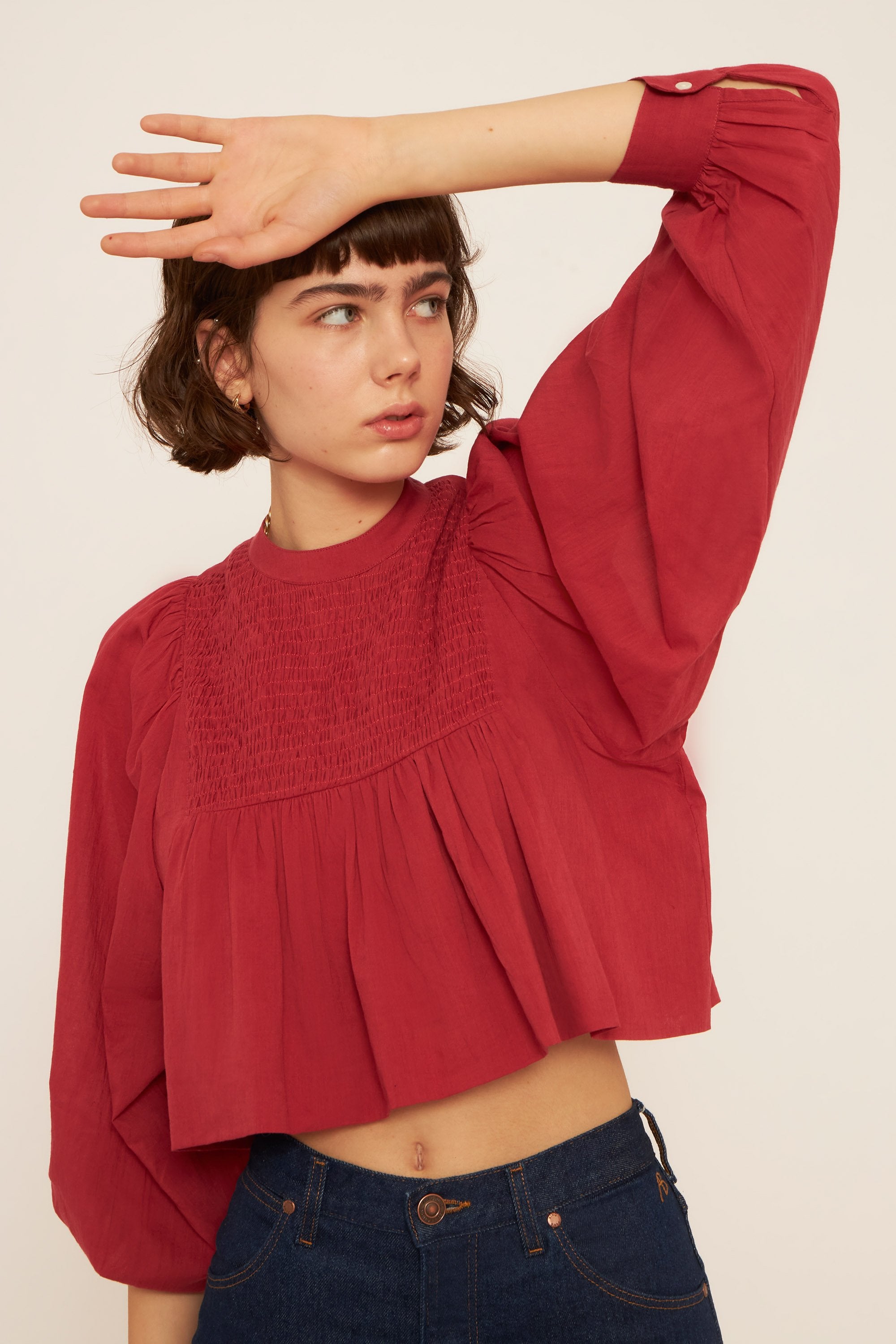 Anahi cropped blouse