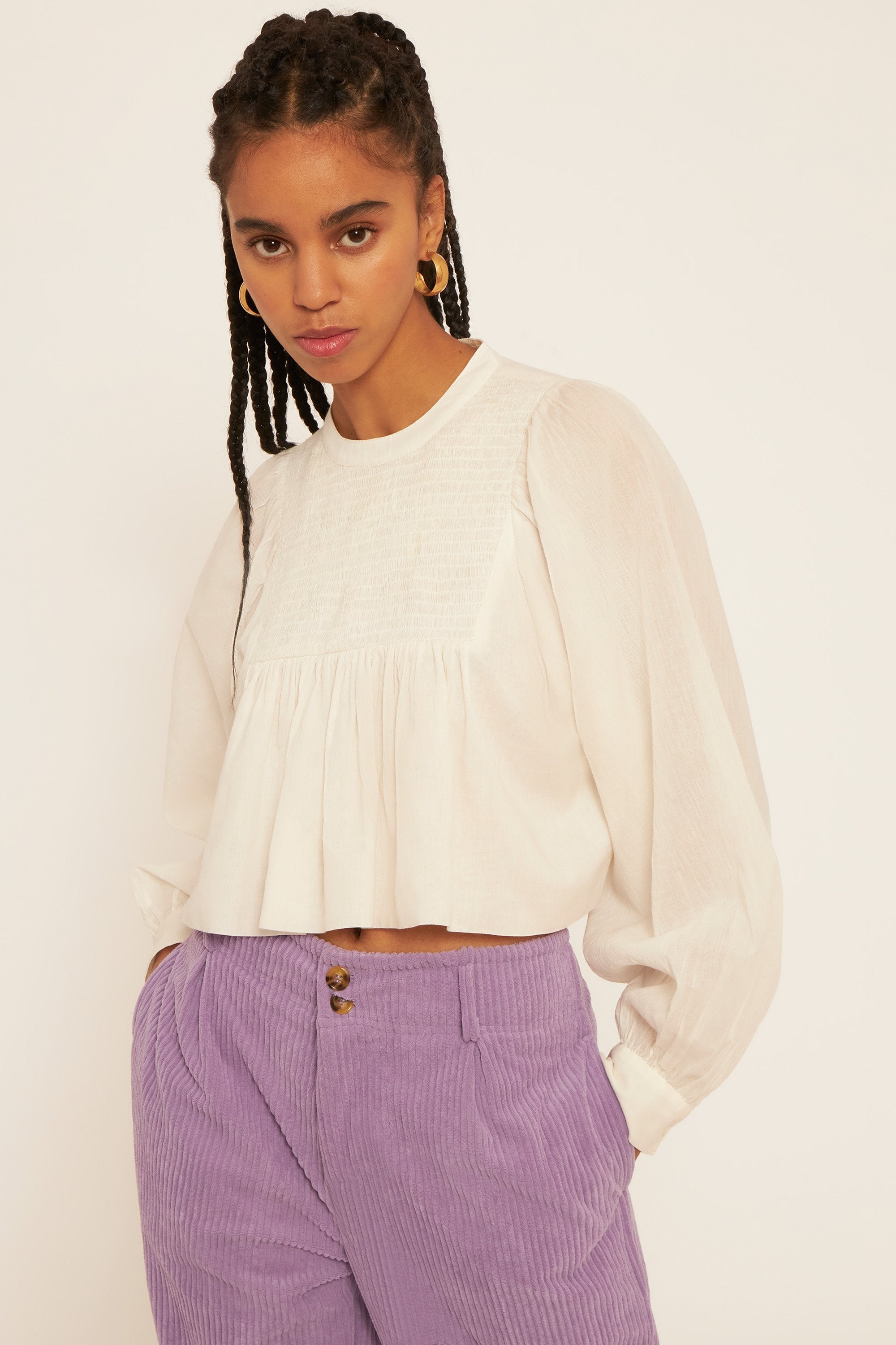 Crop-Top-Bluse Anahi