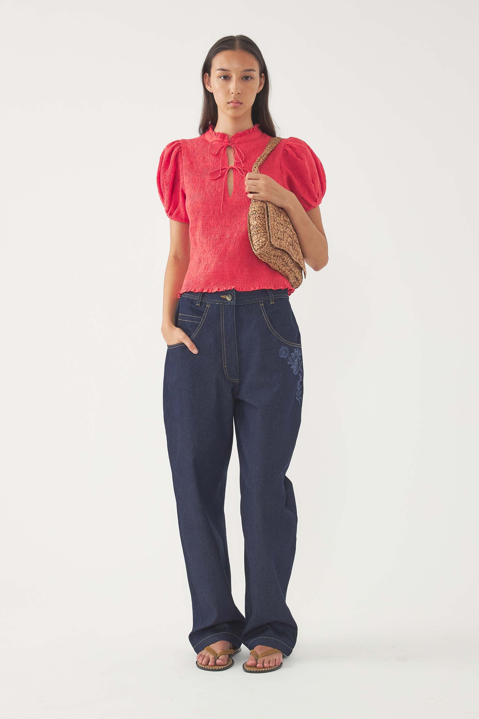 Smocked Blouse Angelo