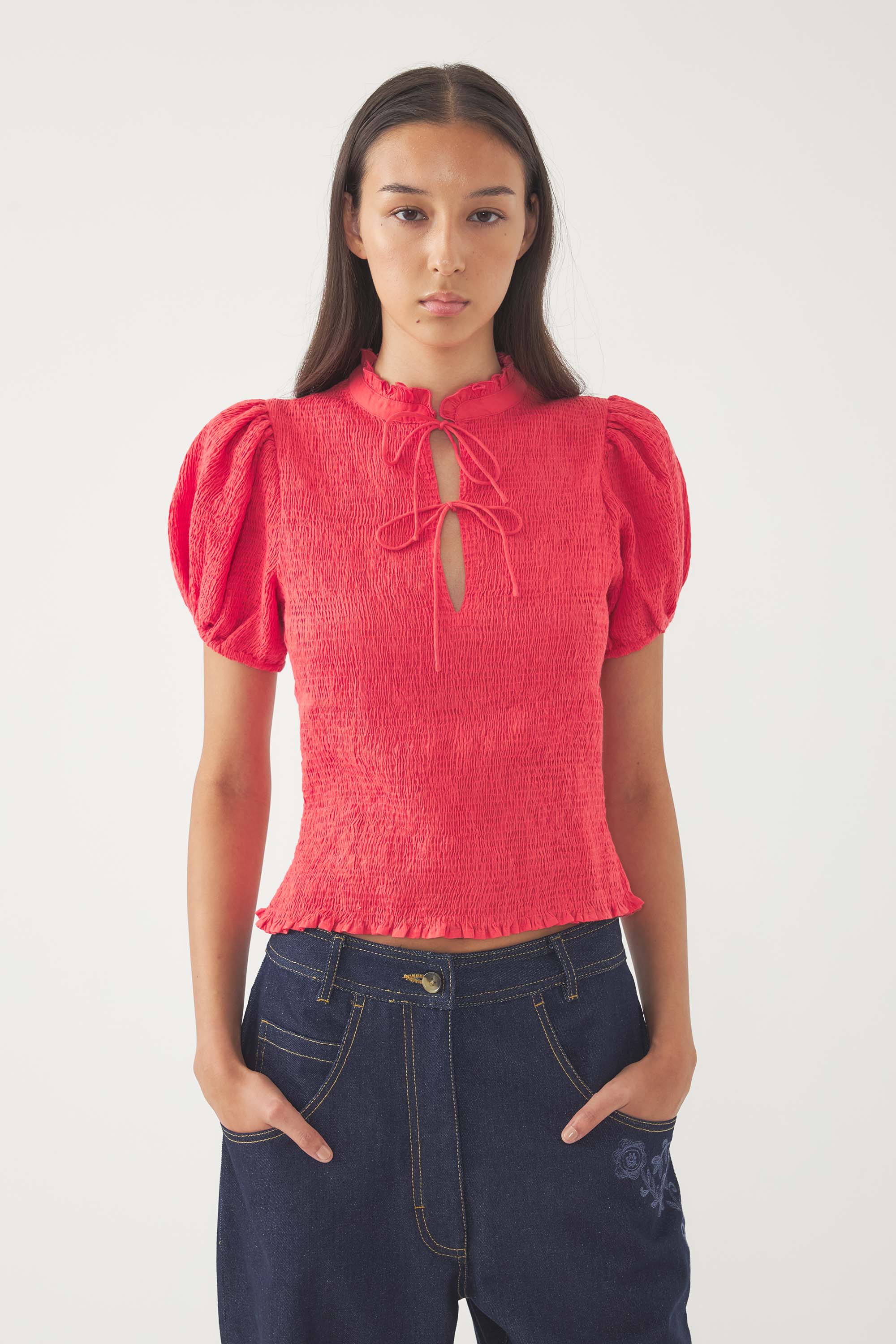 Smocked Blouse Angelo