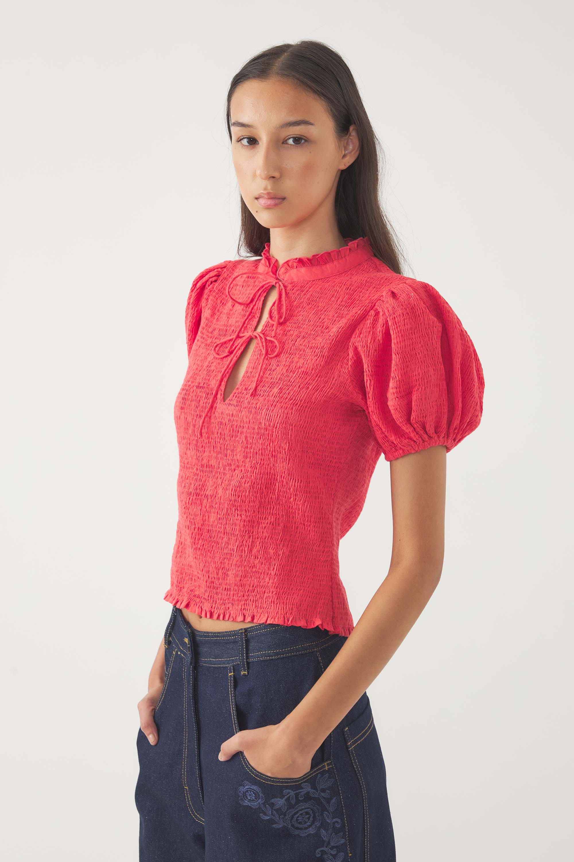 Smocked Blouse Angelo