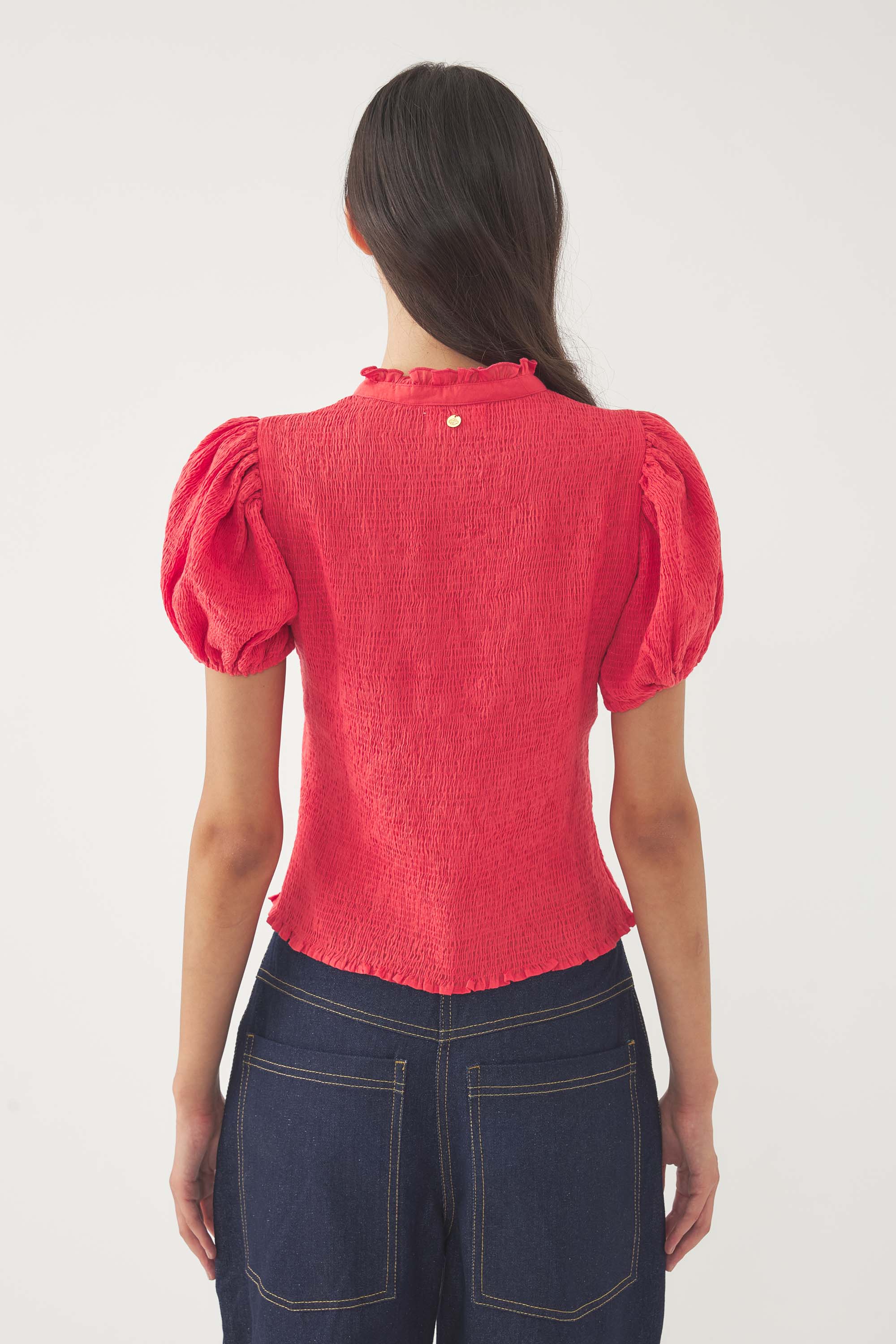 Smocked Blouse Angelo