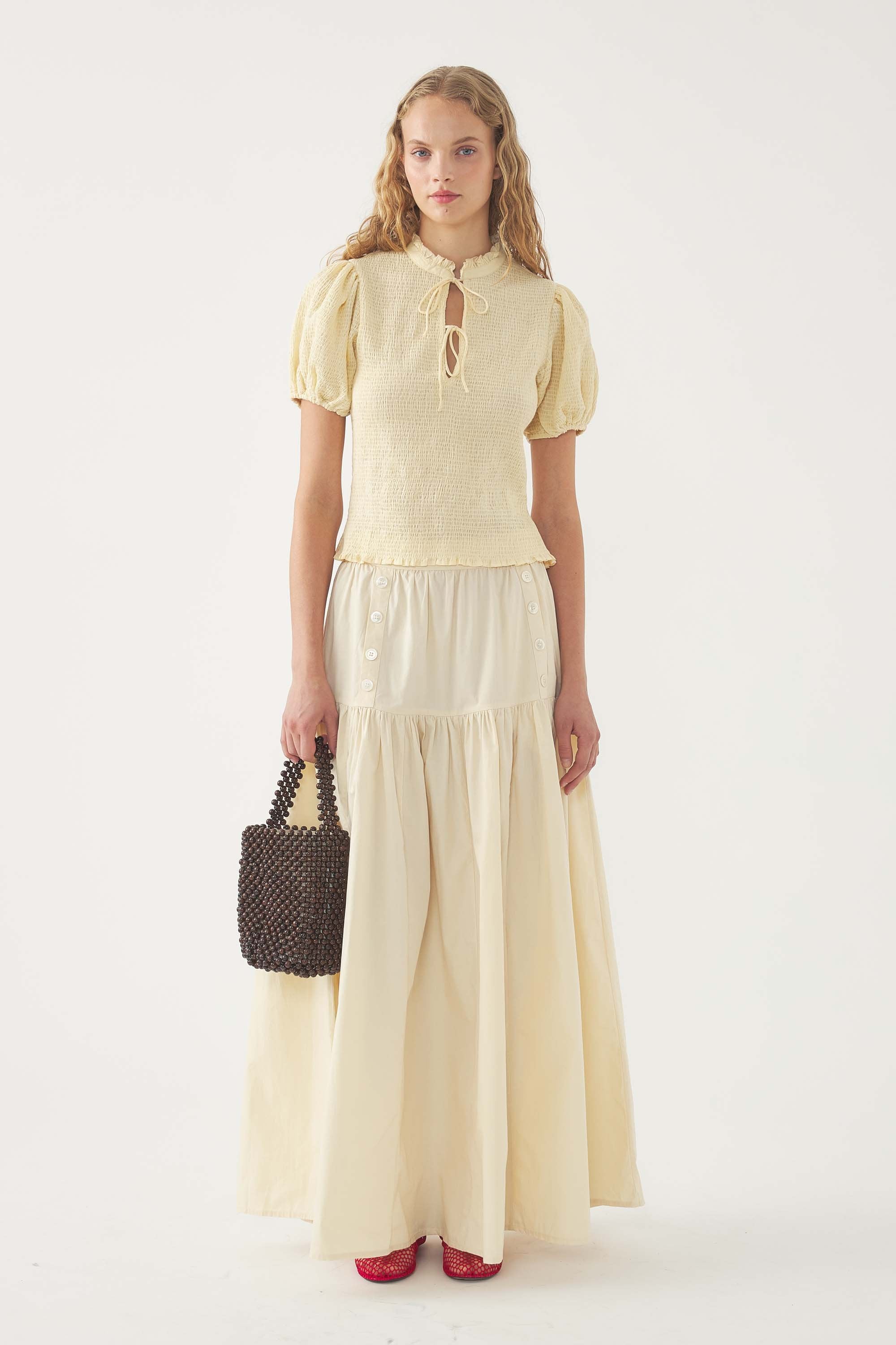 Smocked Blouse Angelo