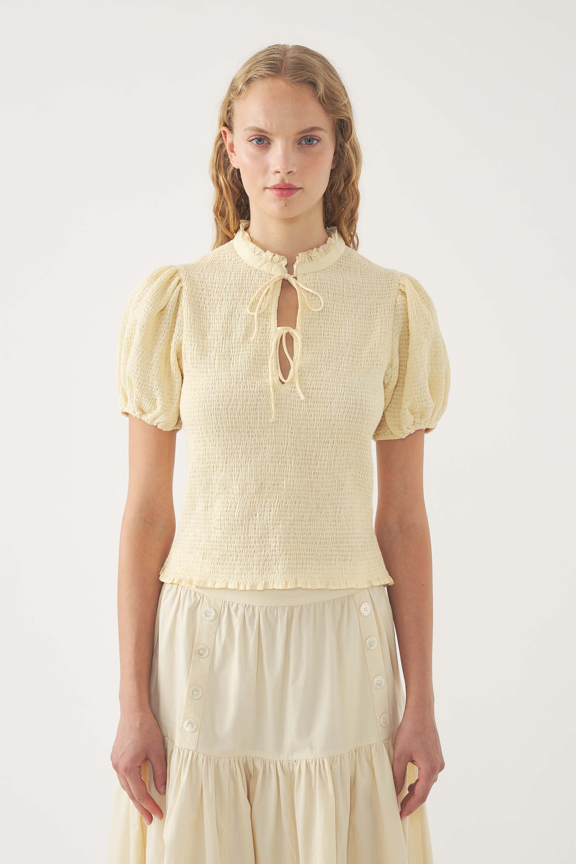 Smocked Blouse Angelo