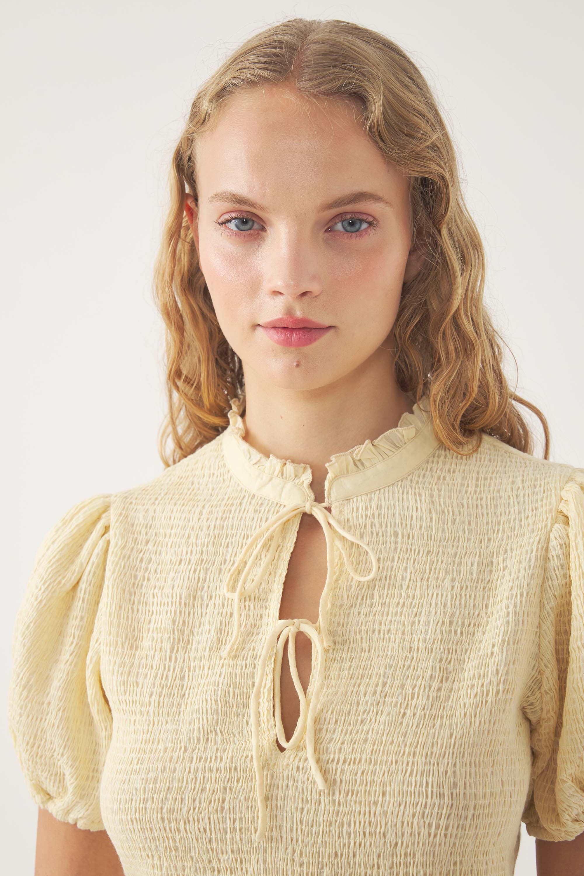 Smocked Blouse Angelo