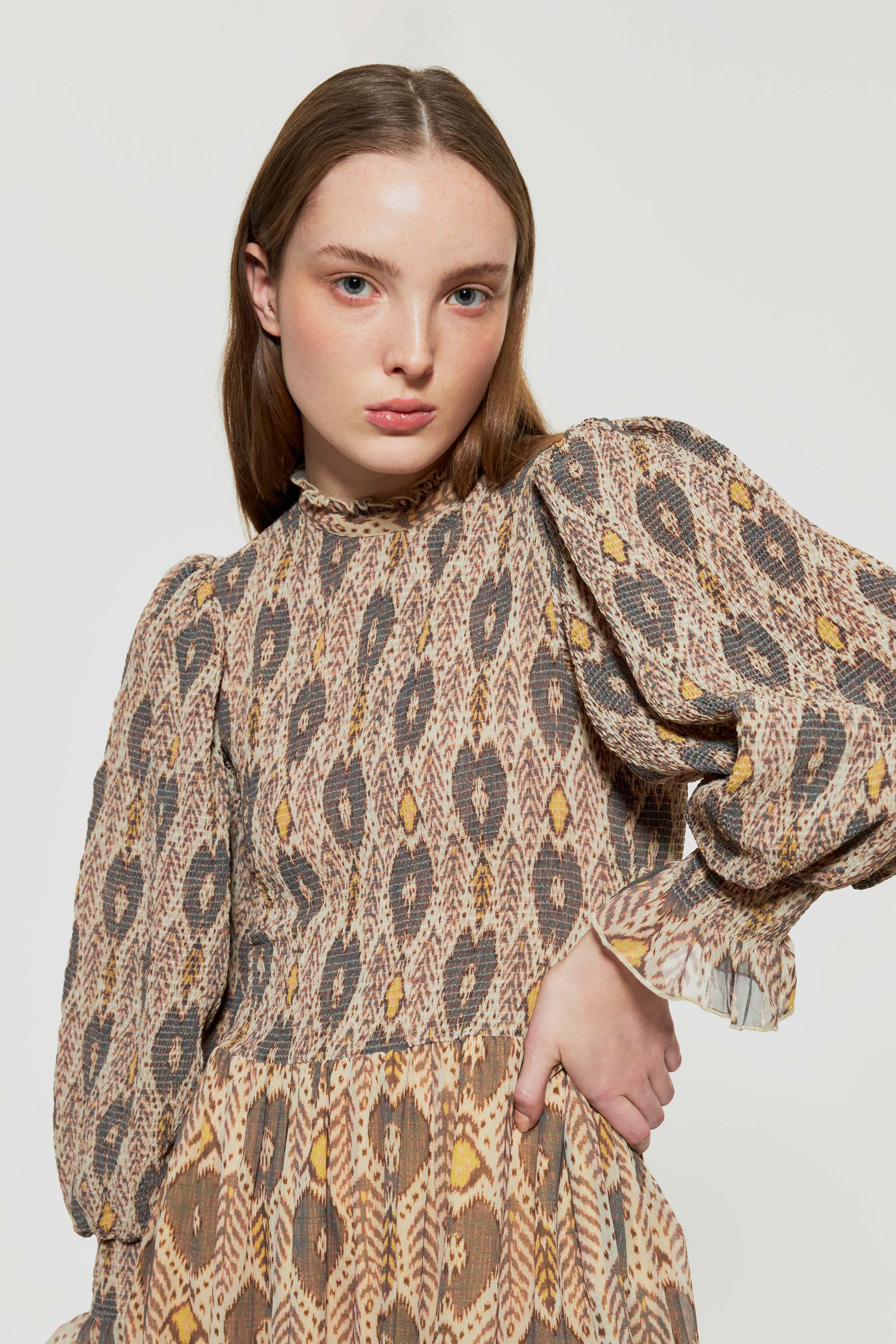 Animal maxi dress