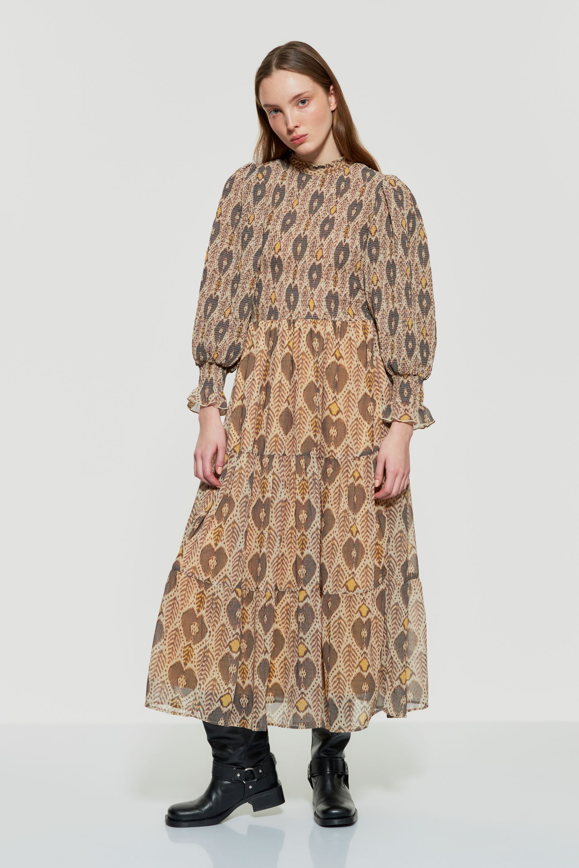 Animal maxi dress